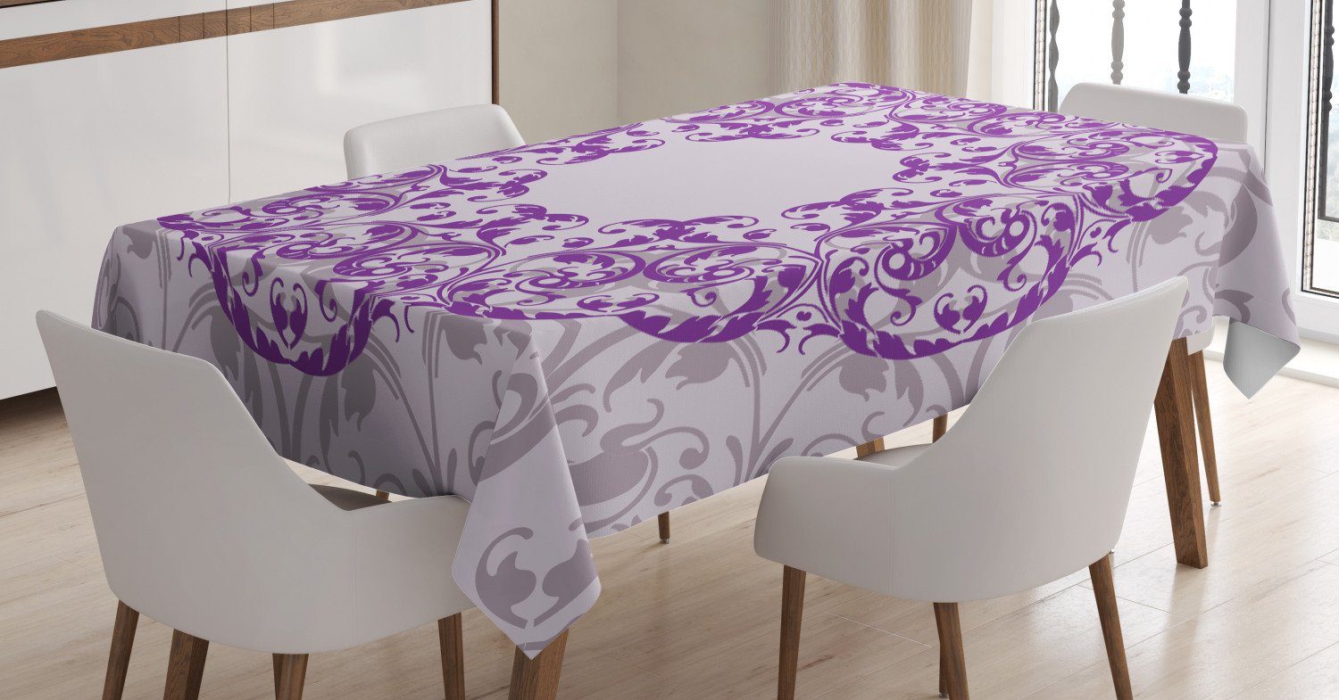 Abakuhaus Tischdecke »Personalisiert Farbfest Waschbar Für den Außen  Bereich geeignet Klare Farben«, lila Mandala Oval Frame online kaufen | OTTO