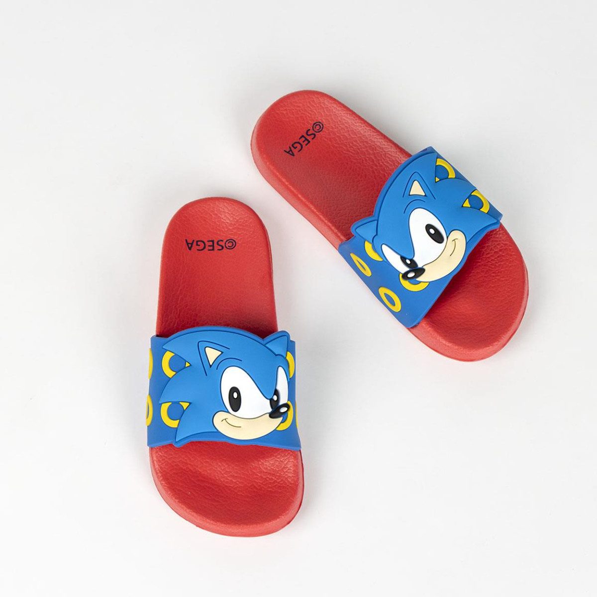 Sonic The Hedgehog Kinder Badeschlappen aus EVA für Pool und Strand Hausschuh