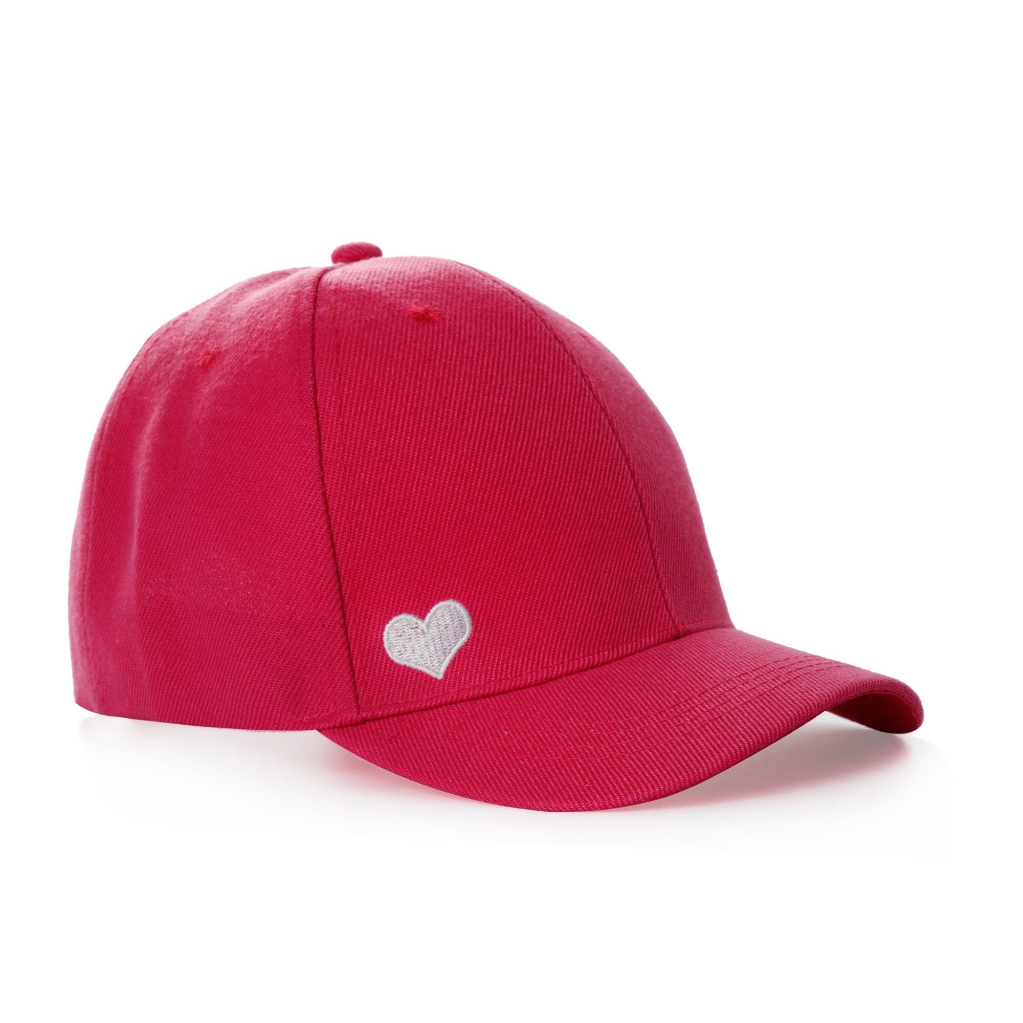 Sonia Originelli Baseball Cap Baseball "Herz" Snapback Cap Unisex Mütze pink