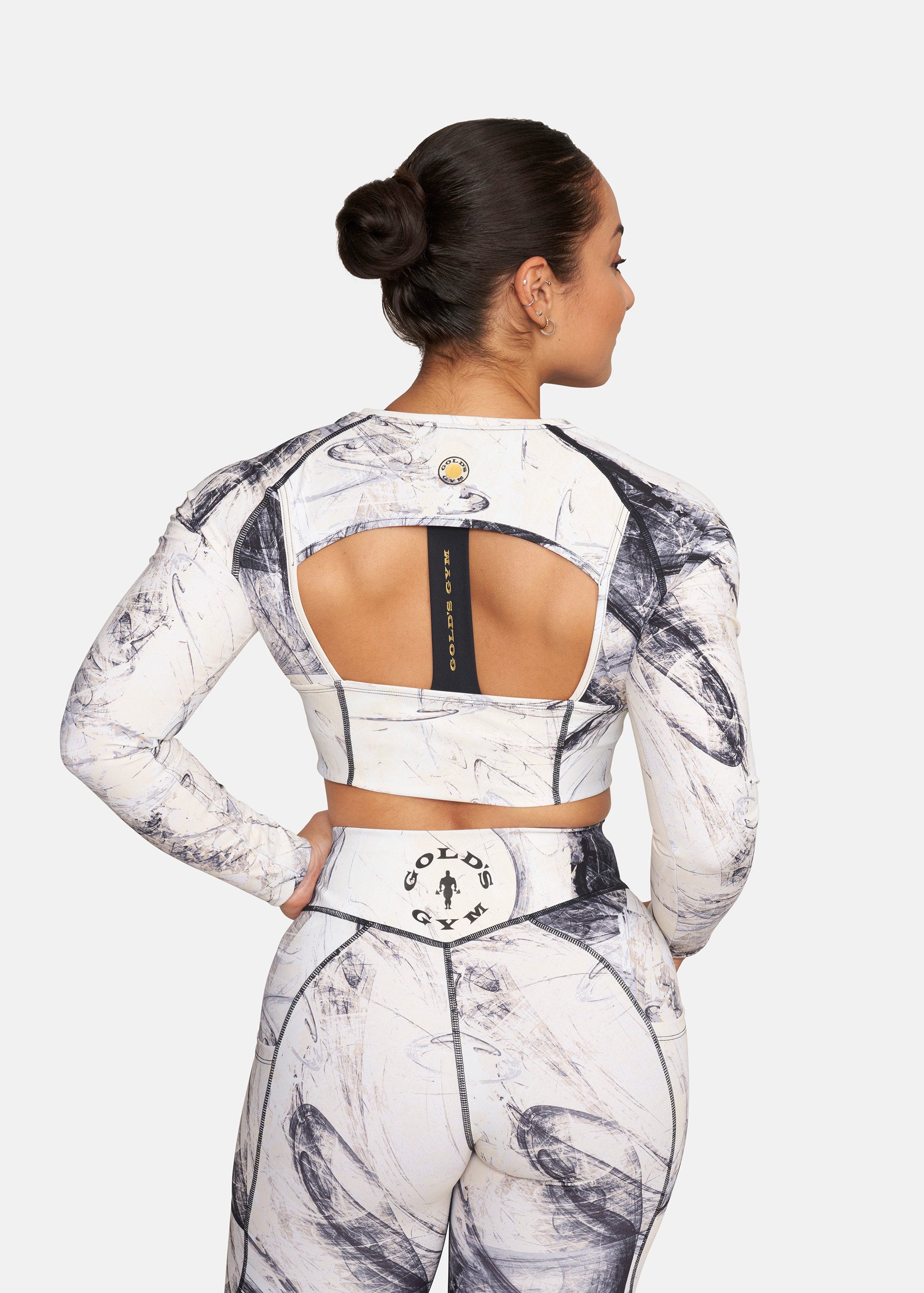 GOLD'S GYM APPAREL Langarmshirt HELEN pilling-resistent, formstabil, atmungsaktiv, schnelltrocknend