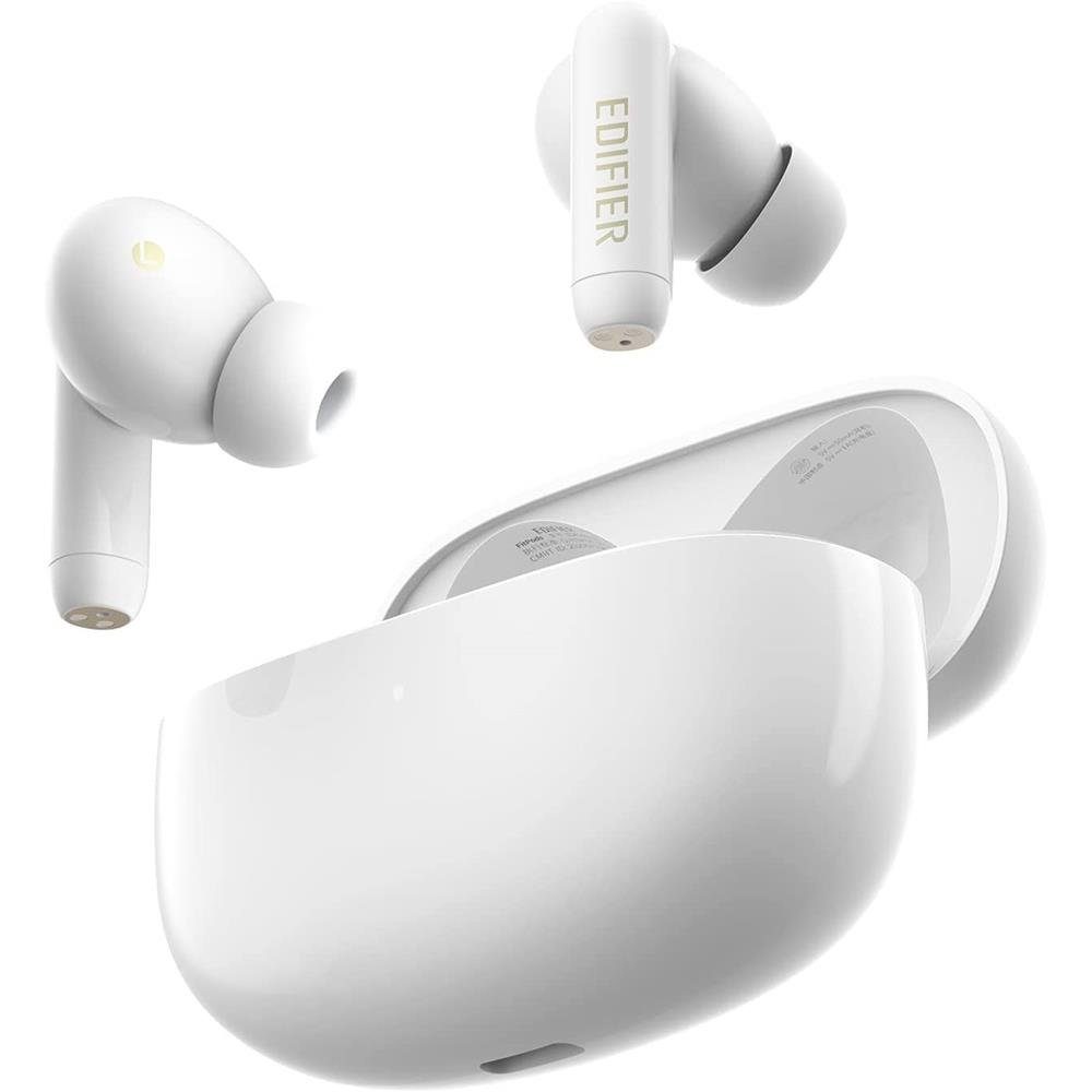 Edifier® TWS330 NB In-Ear-Kopfhörer (Bluetooth, HFP, A2DP, AVRCP, Earbuds, Kabellose Stereo-Kopfhörer, aktive Geräuschunterdrückung, Staub- und spritzwassergeschützt(IP54) Weiß