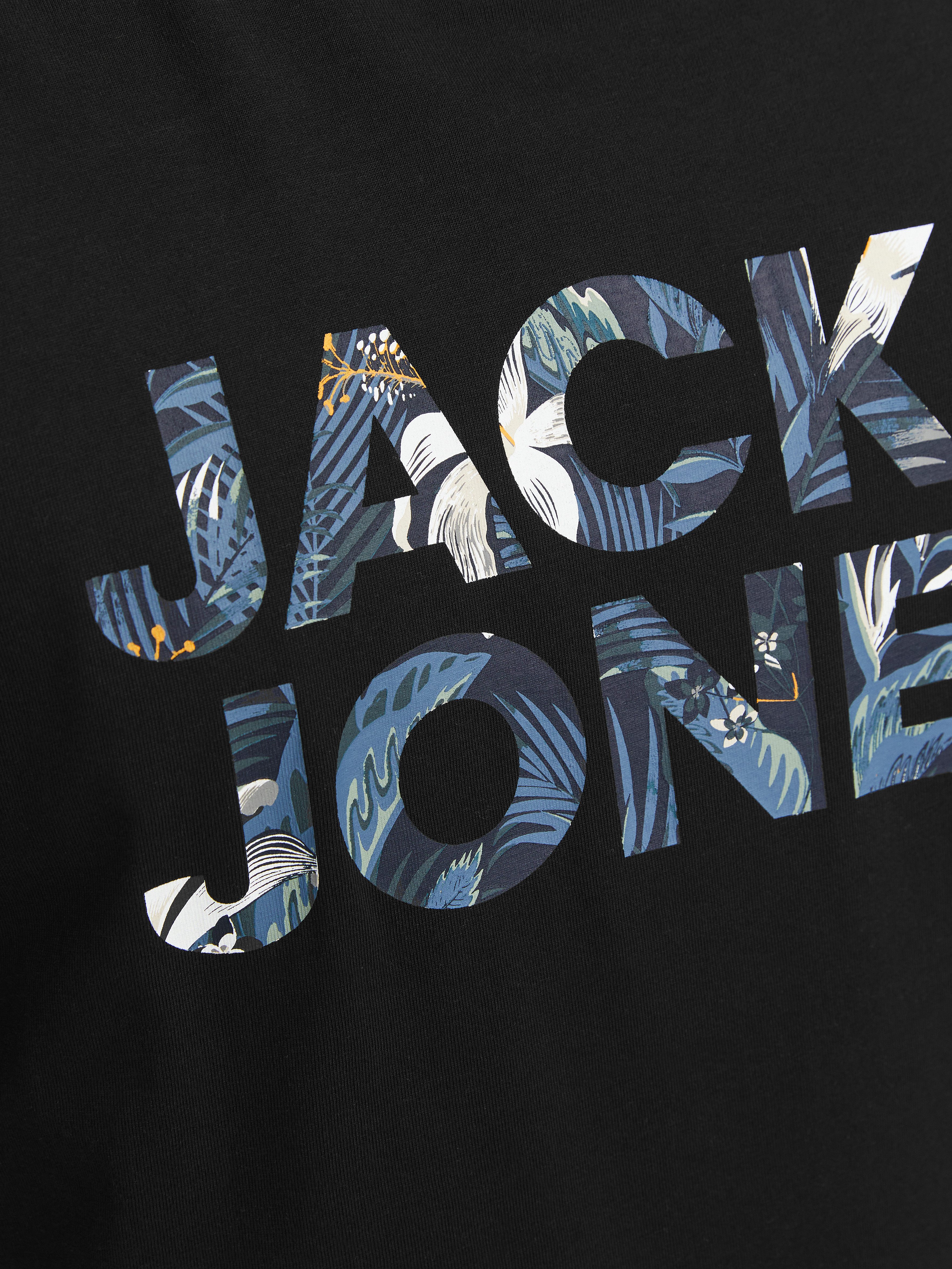 Jack & Jones Rundhalsshirt JJEBRYAN CORP LOGO TEE SS O-NECK NOOS mit Logo Druck
