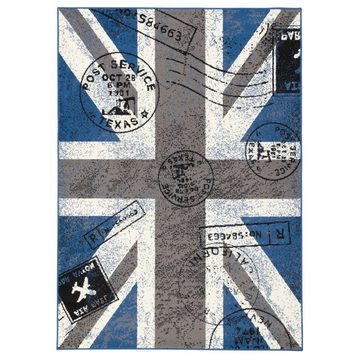 Designteppich Teppich Trendline Union Jack, Pergamon, Rechteckig, Höhe: 8 mm