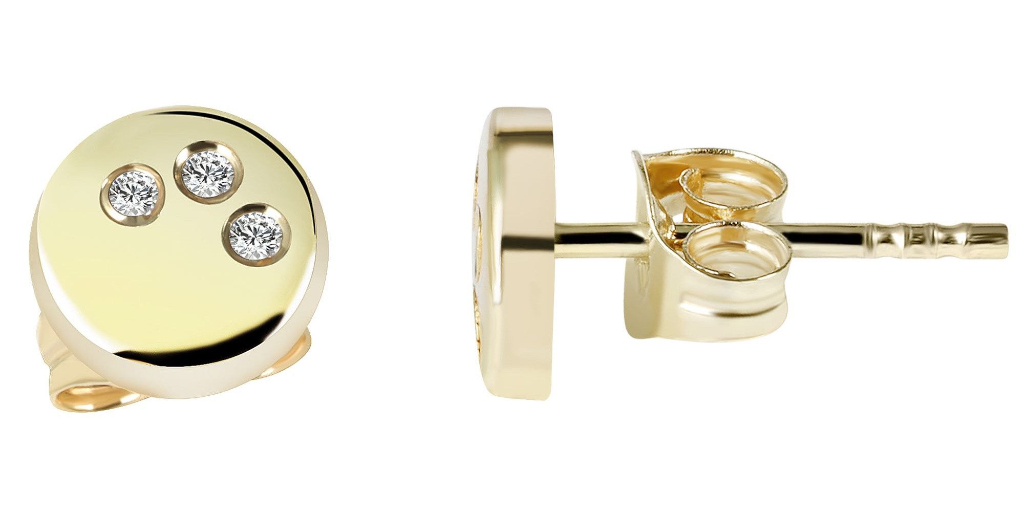 Adelia´s Paar Ohrhänger Damen Ohrringe – Ohrstecker aus 333 Gold mit Zirkon günstig online kaufen