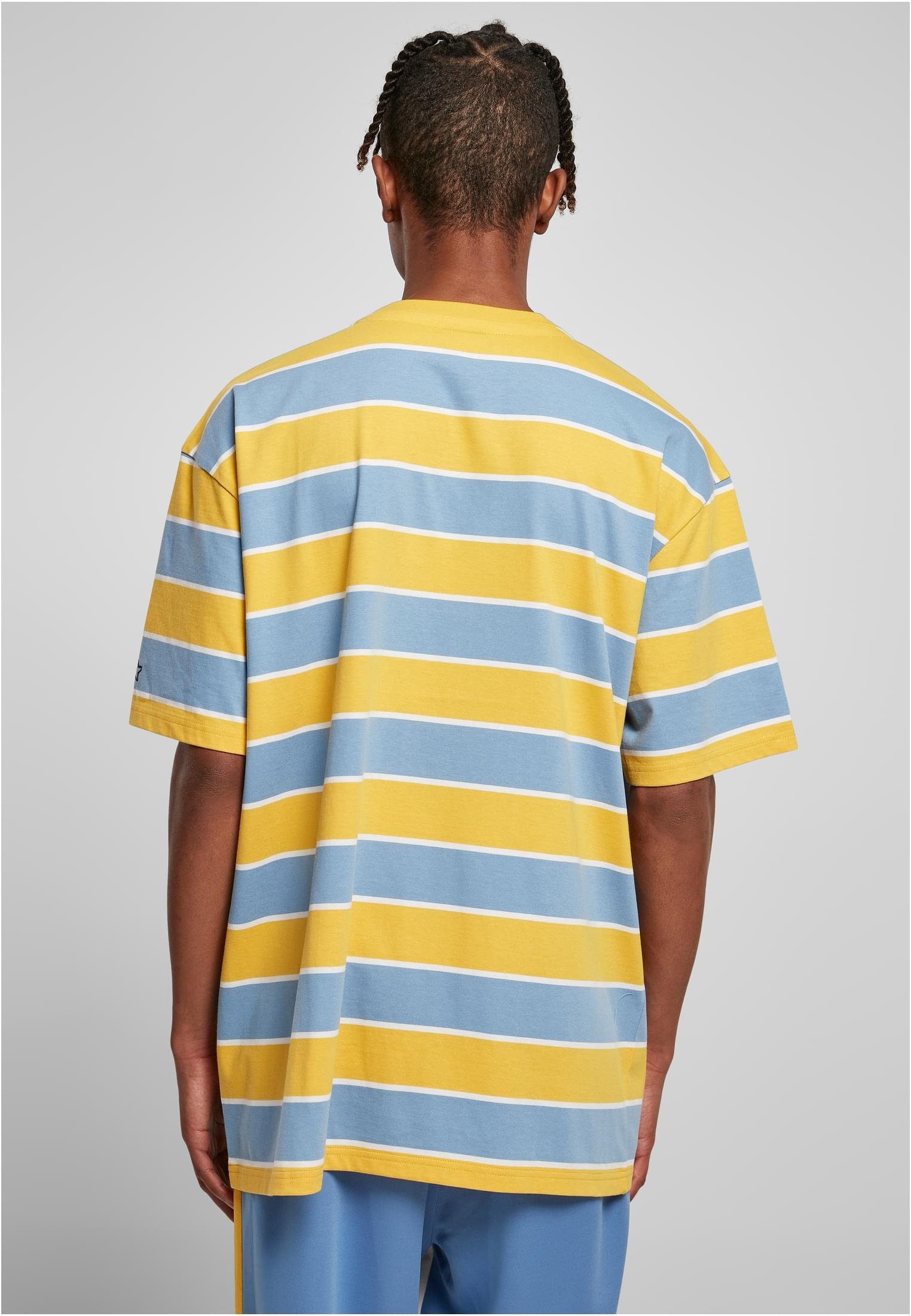 Stripes Herren Tee T-Shirt horizonblue/californiayellow/white Starter Starter (1-tlg) Block