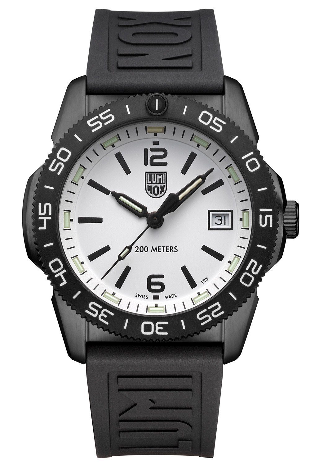 Schwarz Pacific Diver Taucheruhr Luminox