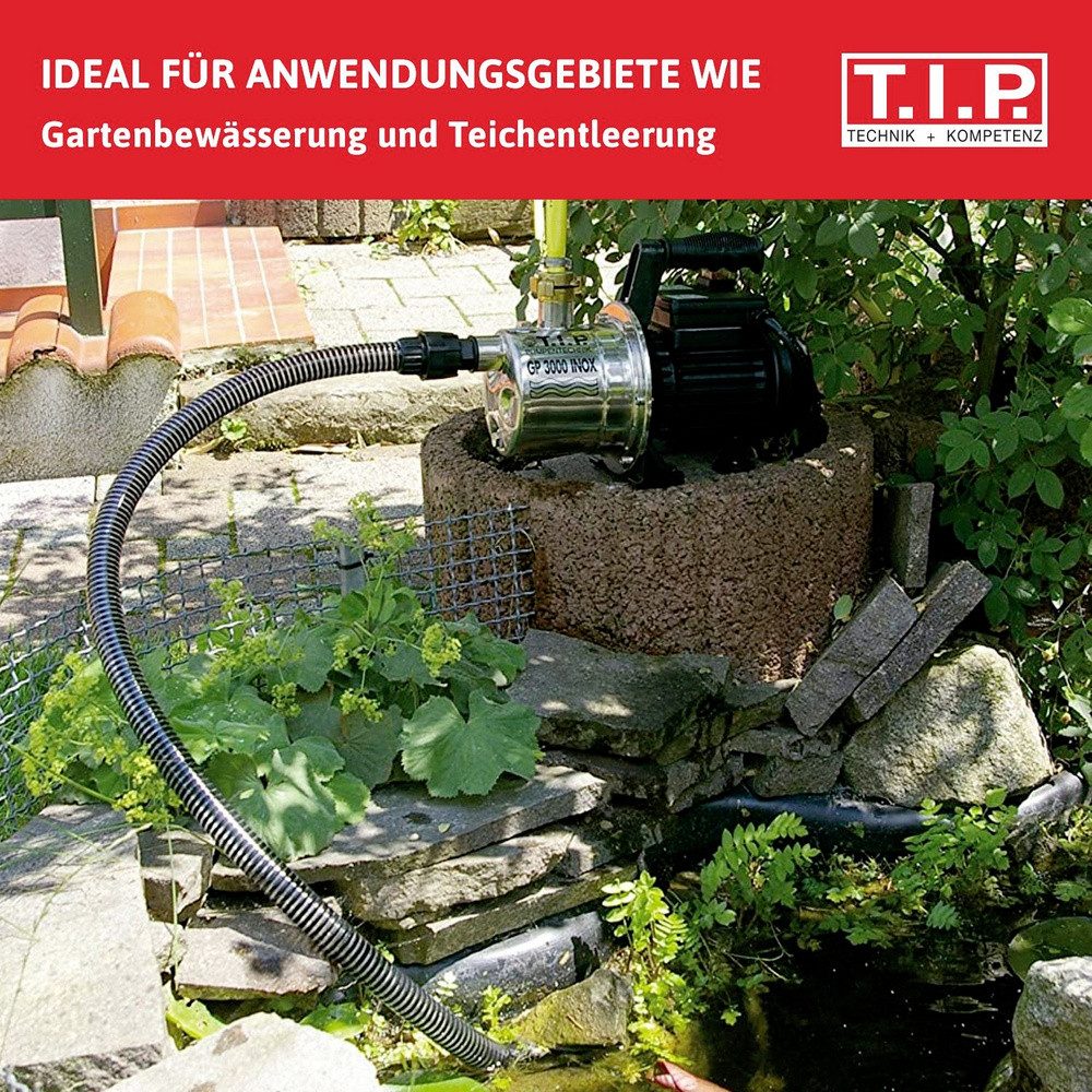 T.I.P. Gartenpumpe T.I.P. - Technische Industrie Produkte Clean-Jet 1000 Plus Gartenpumpe