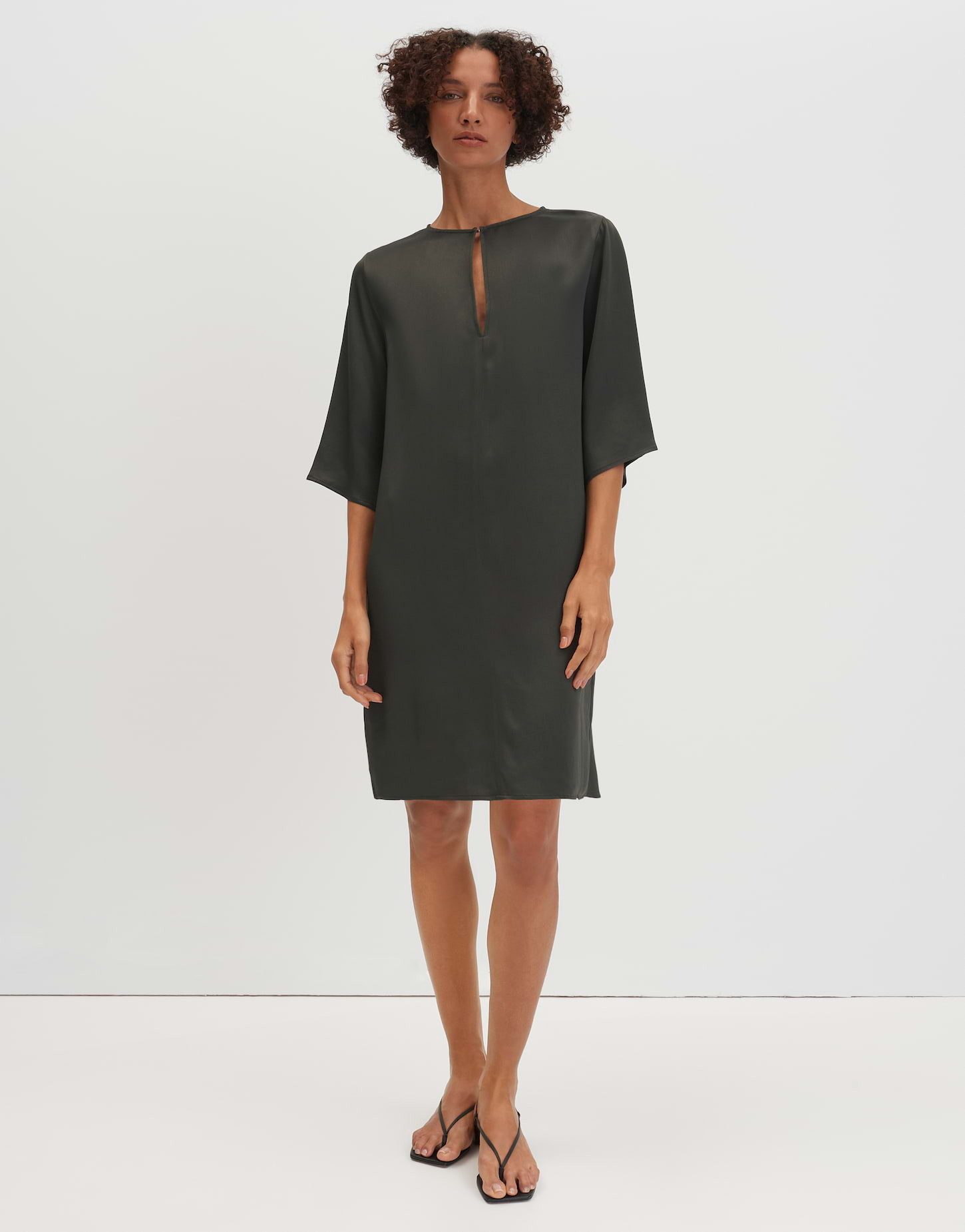 someday Shirtkleid Qonema aus Viskose-Crêpe