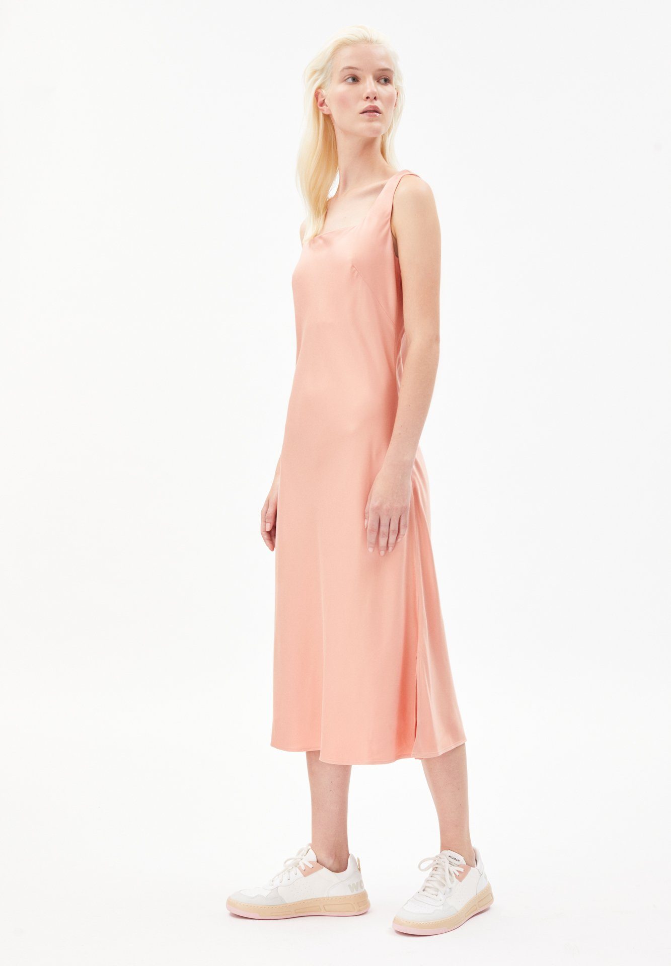 Armedangels Maxikleid Damen ELIDIAA peach (1-tlg) blossom