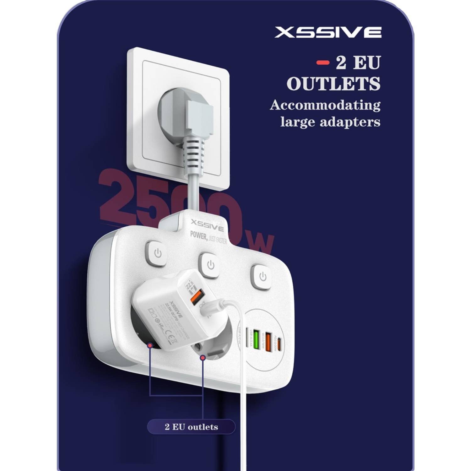Thumbnail - COFI 1453 PD & QC 3.0 Power Socket Steckdose Steckdosenleiste