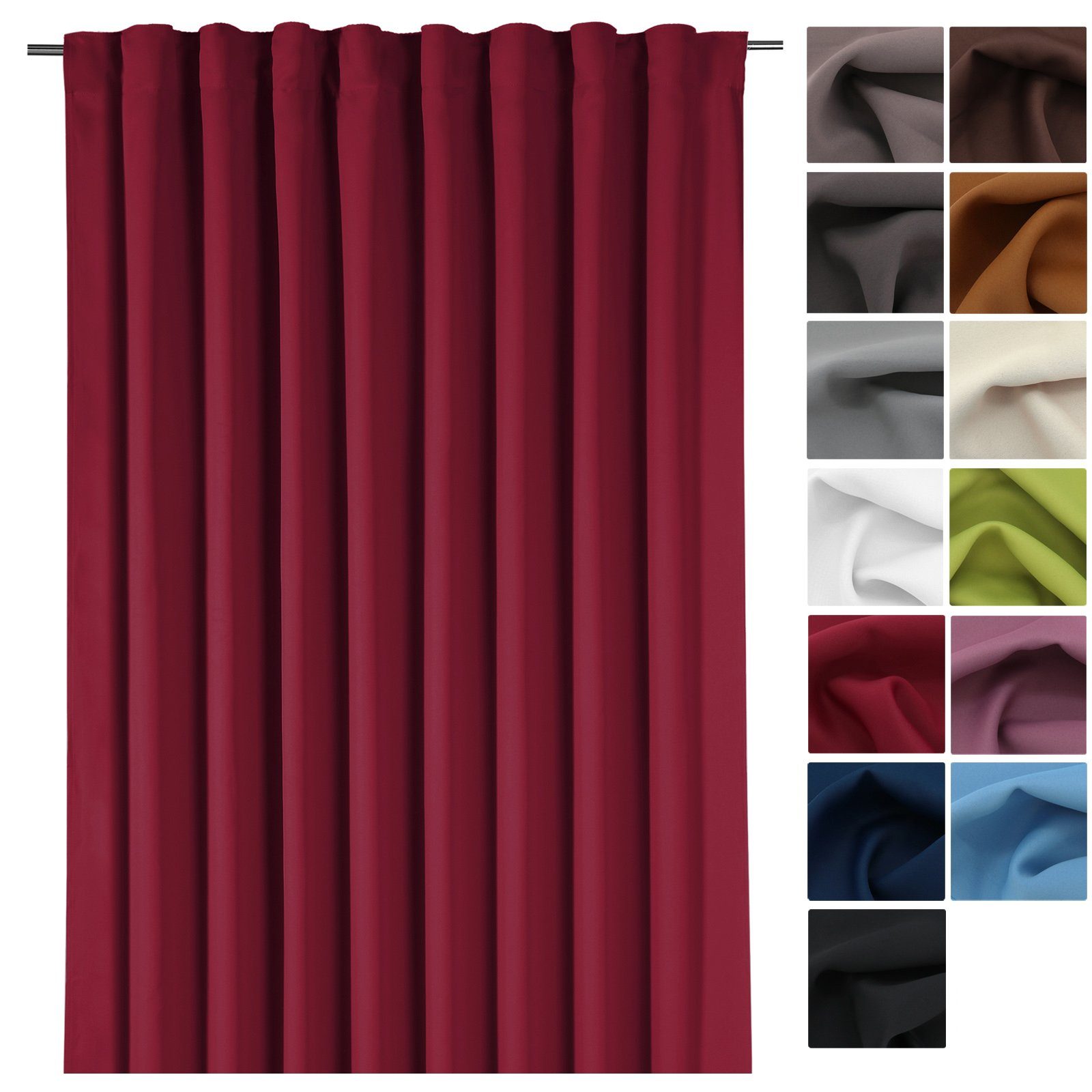 heimtexland Verdunkelungsvorhang XXL Thermovorhang Verdunklungsgardine Raum günstig online kaufen