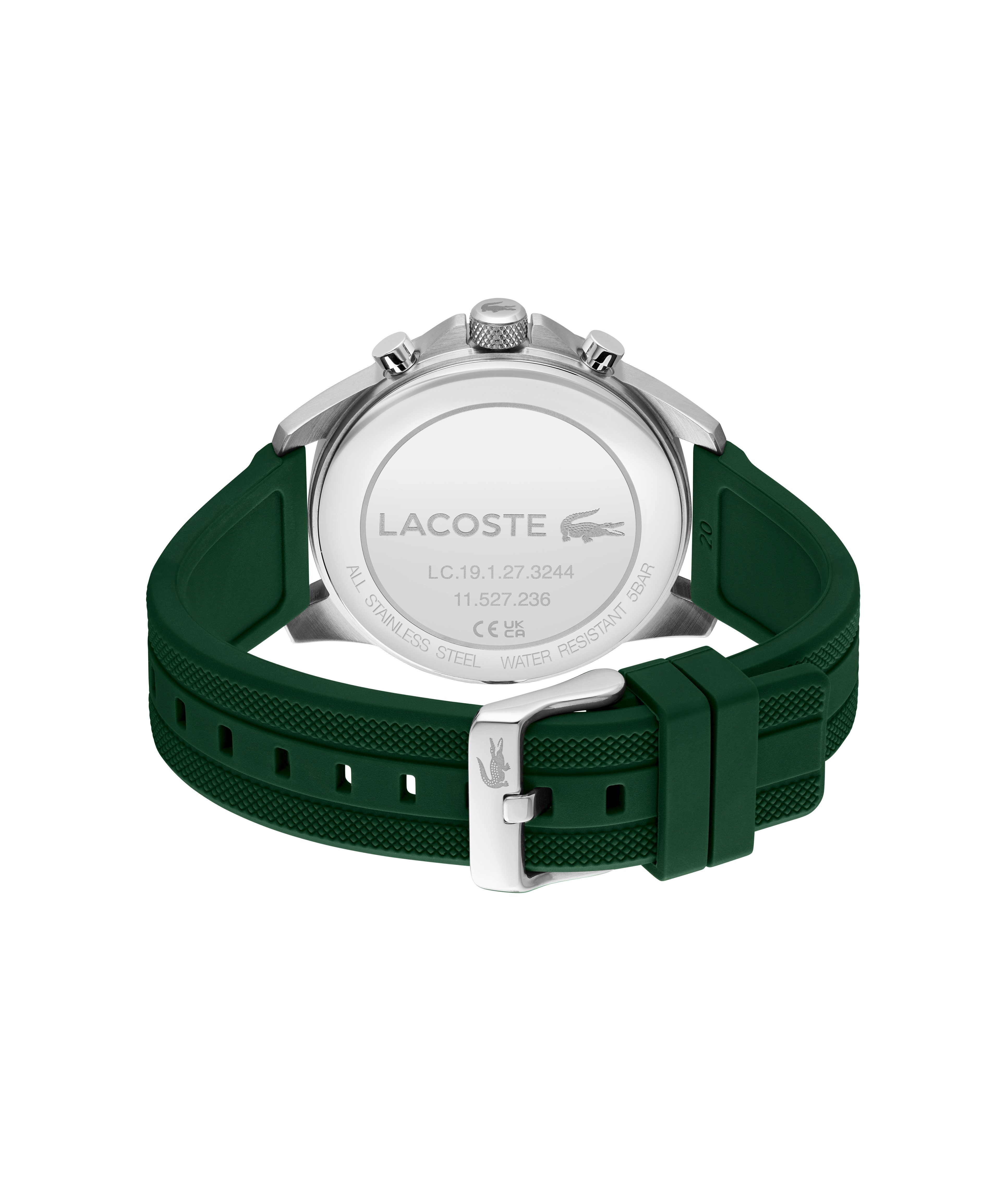 Lacoste Multifunktionsuhr ARTHOR 2011536, Quarzuhr, Armbanduhr, Herrenuhr, Silikonarmband, analog