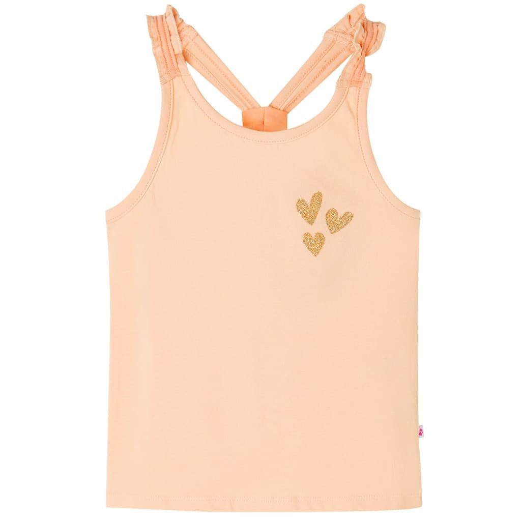vidaXL Tanktop Kinder-Tanktop Hellorange 104