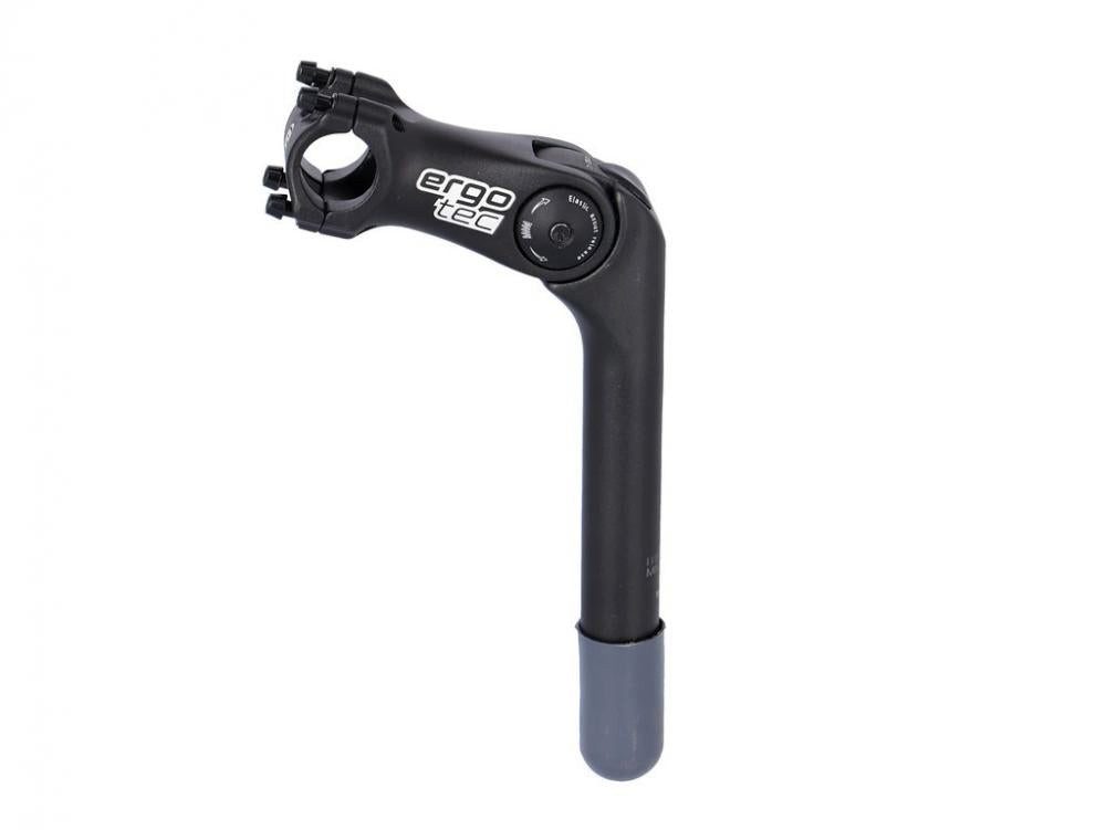 Ergotec Fahrradlenker Ergotec Vorbau Octopus 2 SL 180mm/90mm Niro/Alu sw Ø 25,4mm1 1/8"25,4