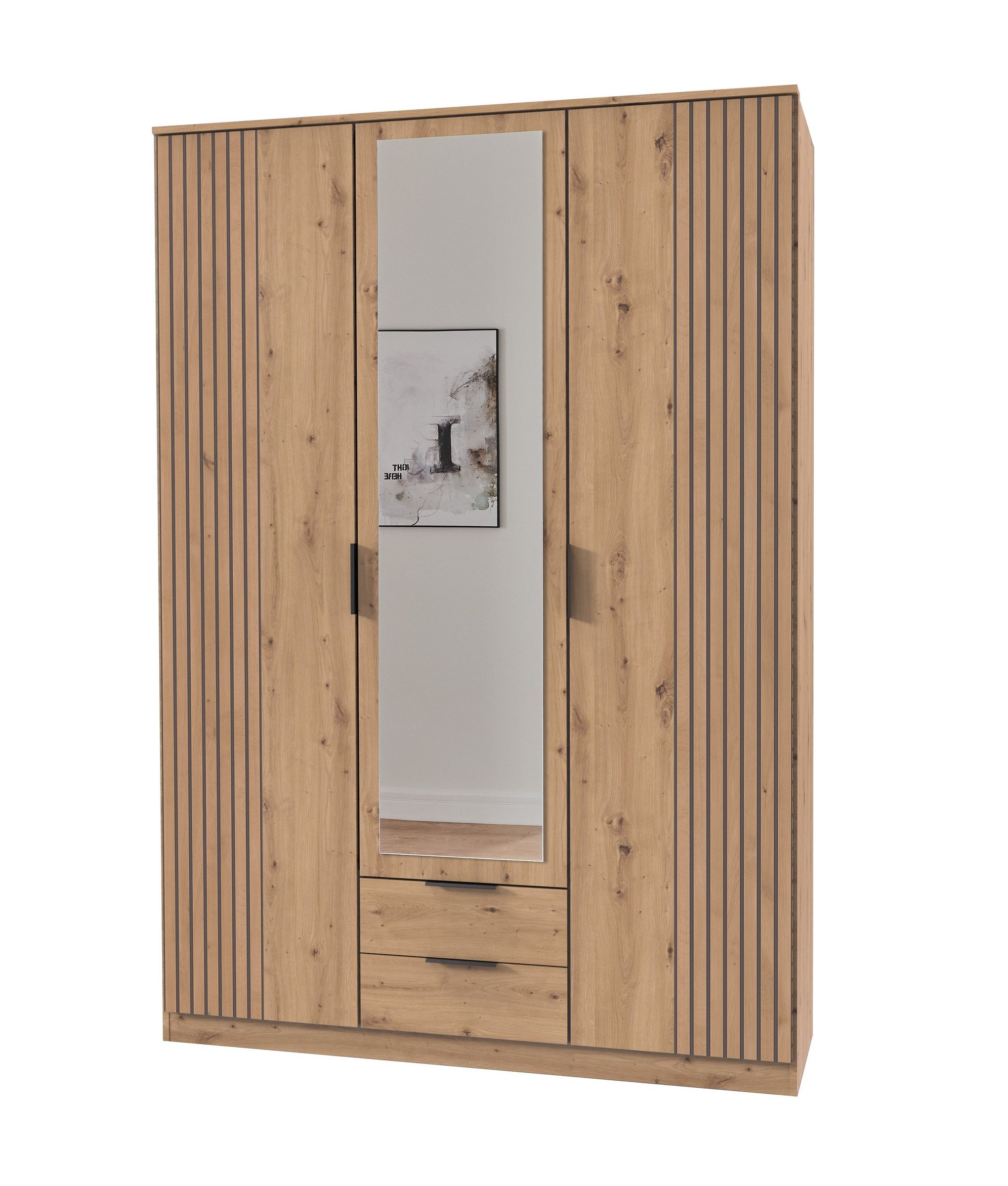 Wimex Drehtürenschrank 135 x 199 x 58 cm (B/H/T)