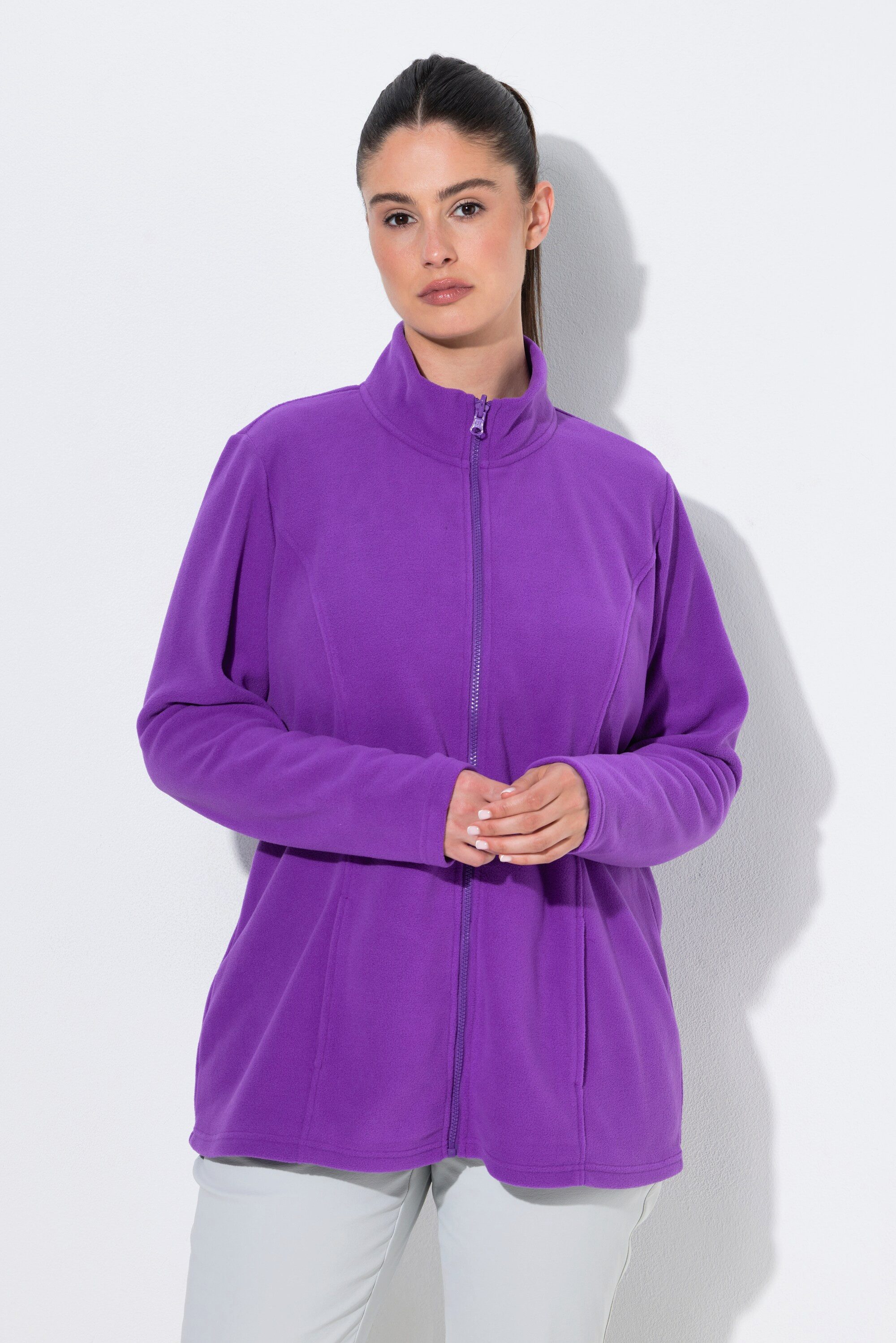Ulla Popken Sweatjacke Fleecejacke Baukastensystem Innenjacke recycelt Bestseller