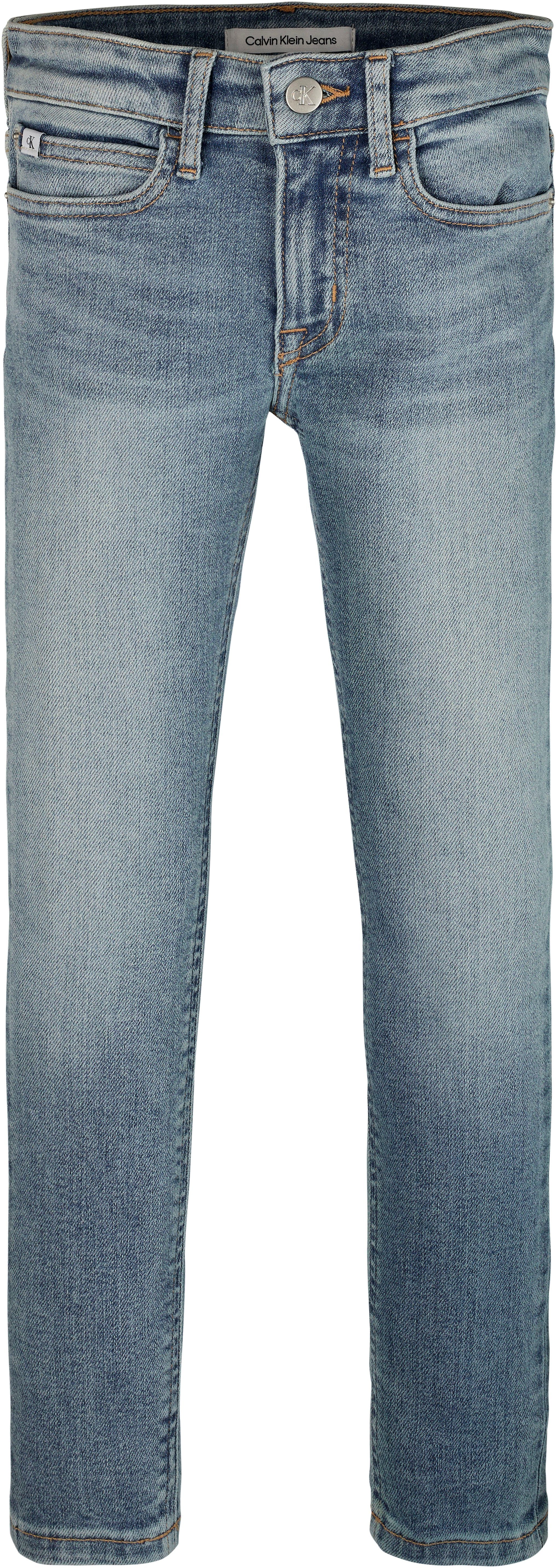 Calvin Klein Jeans Skinny-fit-Jeans SKINNY MR FRESH RIVER BLUE STR für Kinder bis 16 Jahre