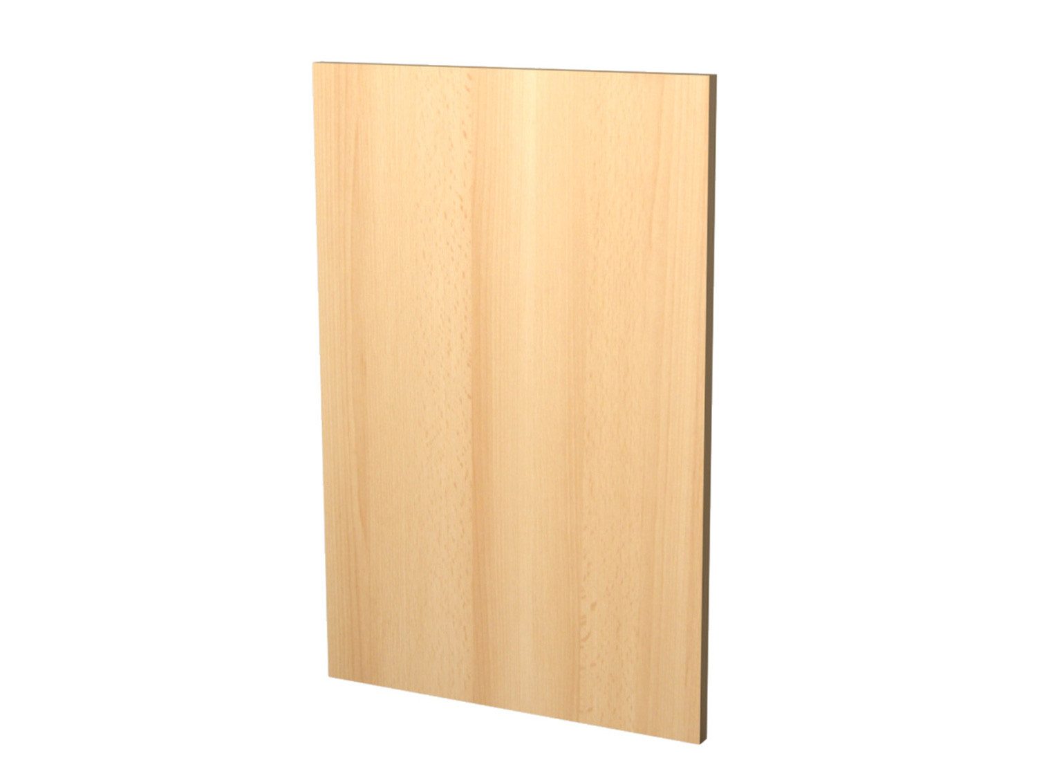 Flex-Well Frontblende Dekorplatte unterbaufähigen Kühlschrank - 50 cm breit - Buche – Namu