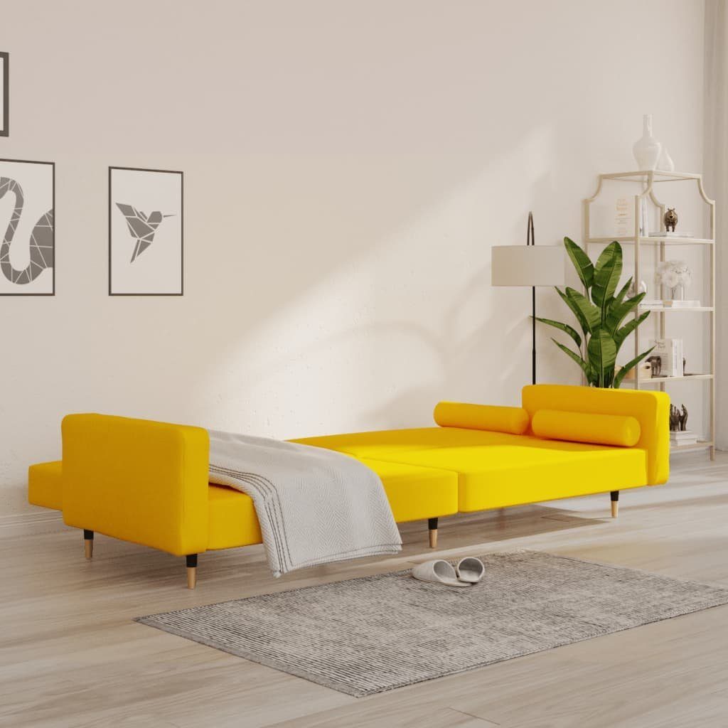 vidaXL Sofa Schlafsofa 2-Sitzer mit 2 günstig online kaufen