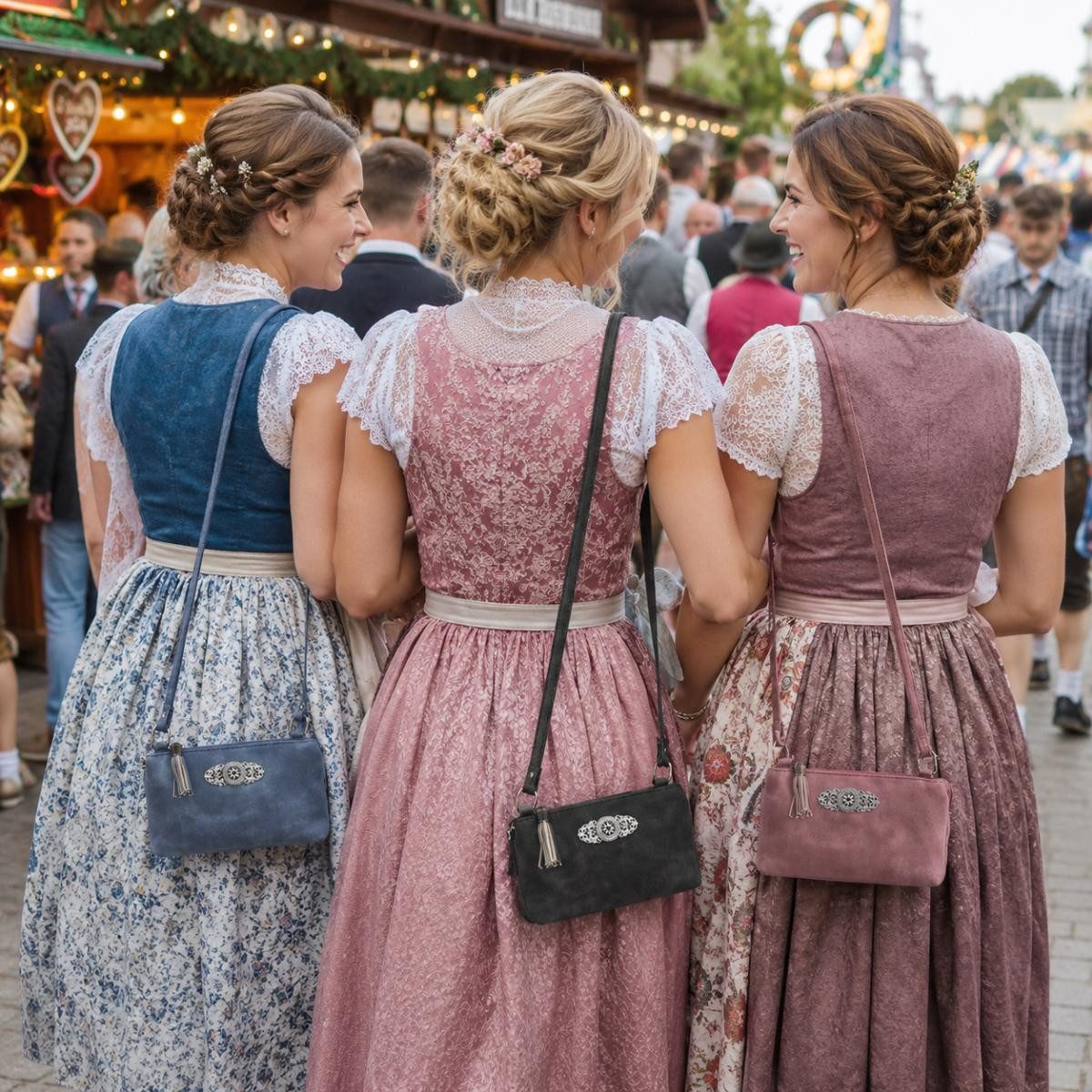 Trachtenland Umhängetasche Trachten Handtasche 'Sofia' - Dirndl Umhängetasche – Bild 5 von 5