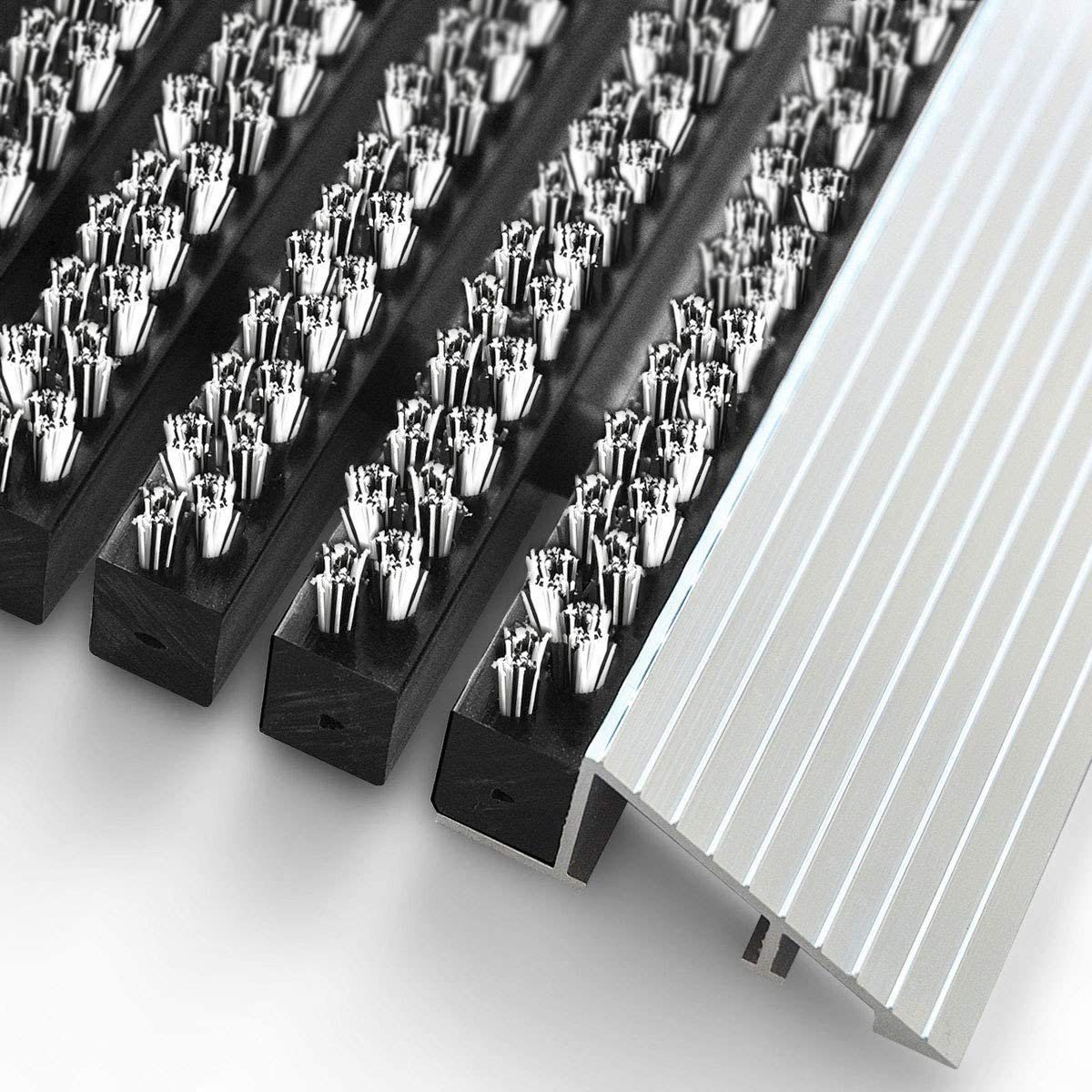 Karat Fußmatte Premium-Alumatte, verschiedene Farben & Größen, rutschfest, rechteckig, Höhe: 22 mm