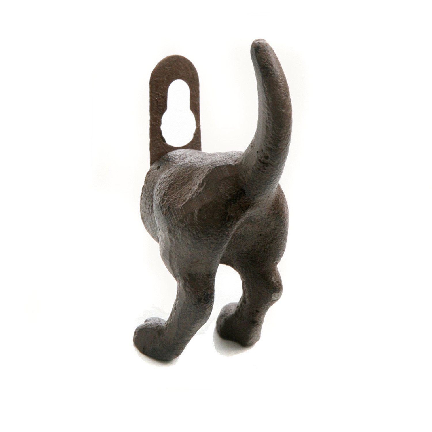 Dragimex Kleiderhaken Hundehintern Kleiderhaken aus Gusseisen