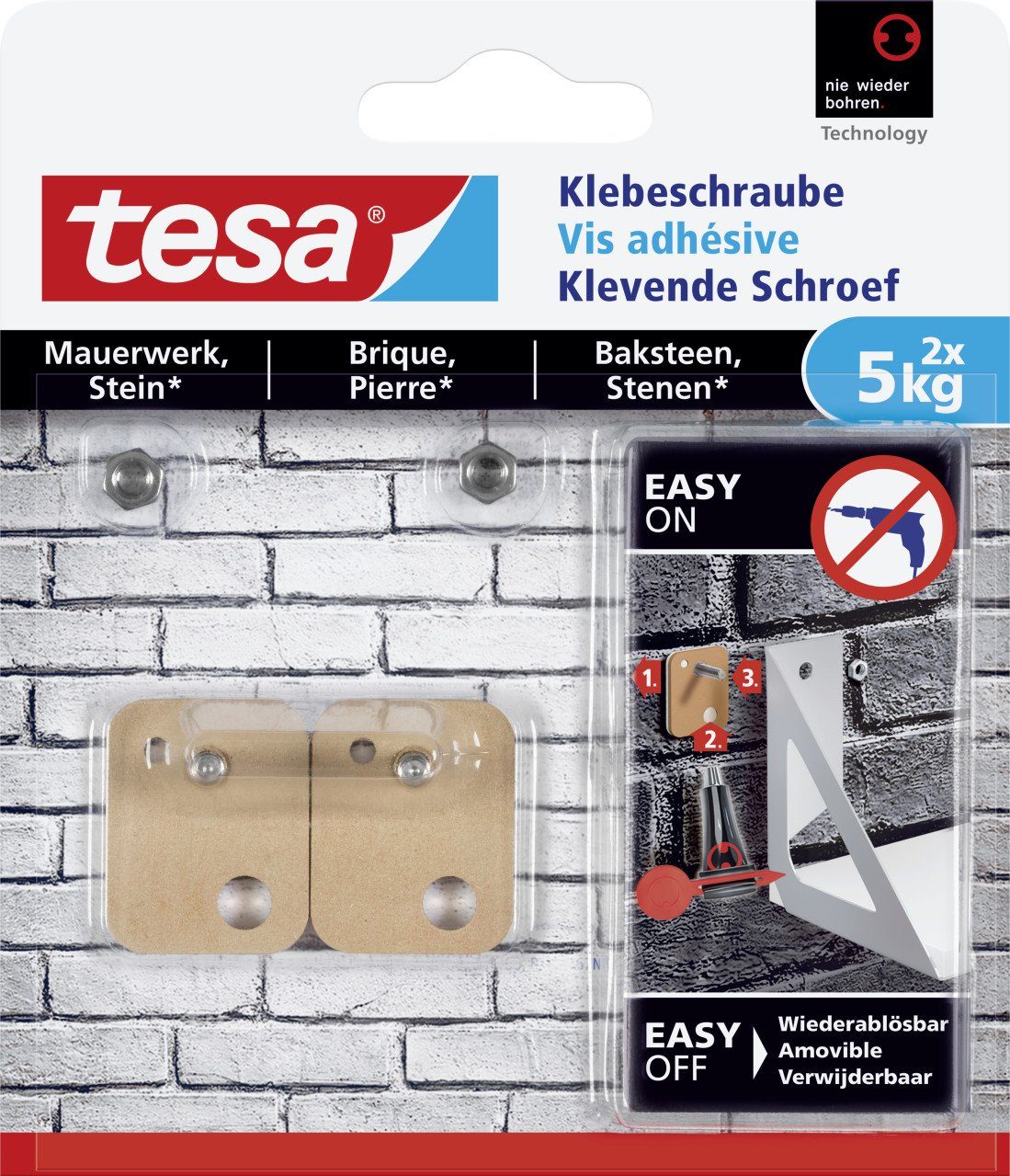 tesa Klebepad tesa Klebeschraube Traglast 5 günstig online kaufen