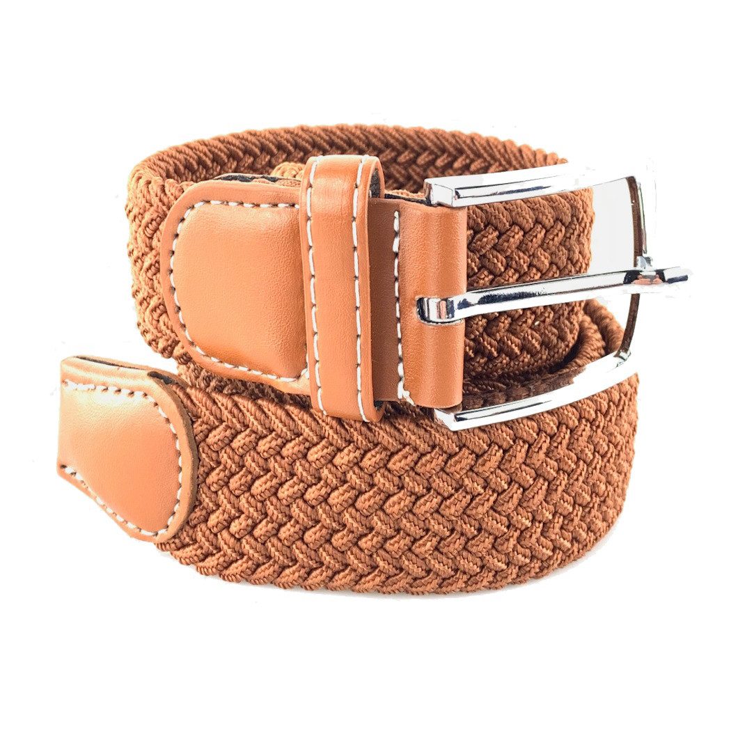 L&B Stretchgürtel in 12 Farben, dehnbarer Flechtgürtel, elastischer Stoffgü günstig online kaufen