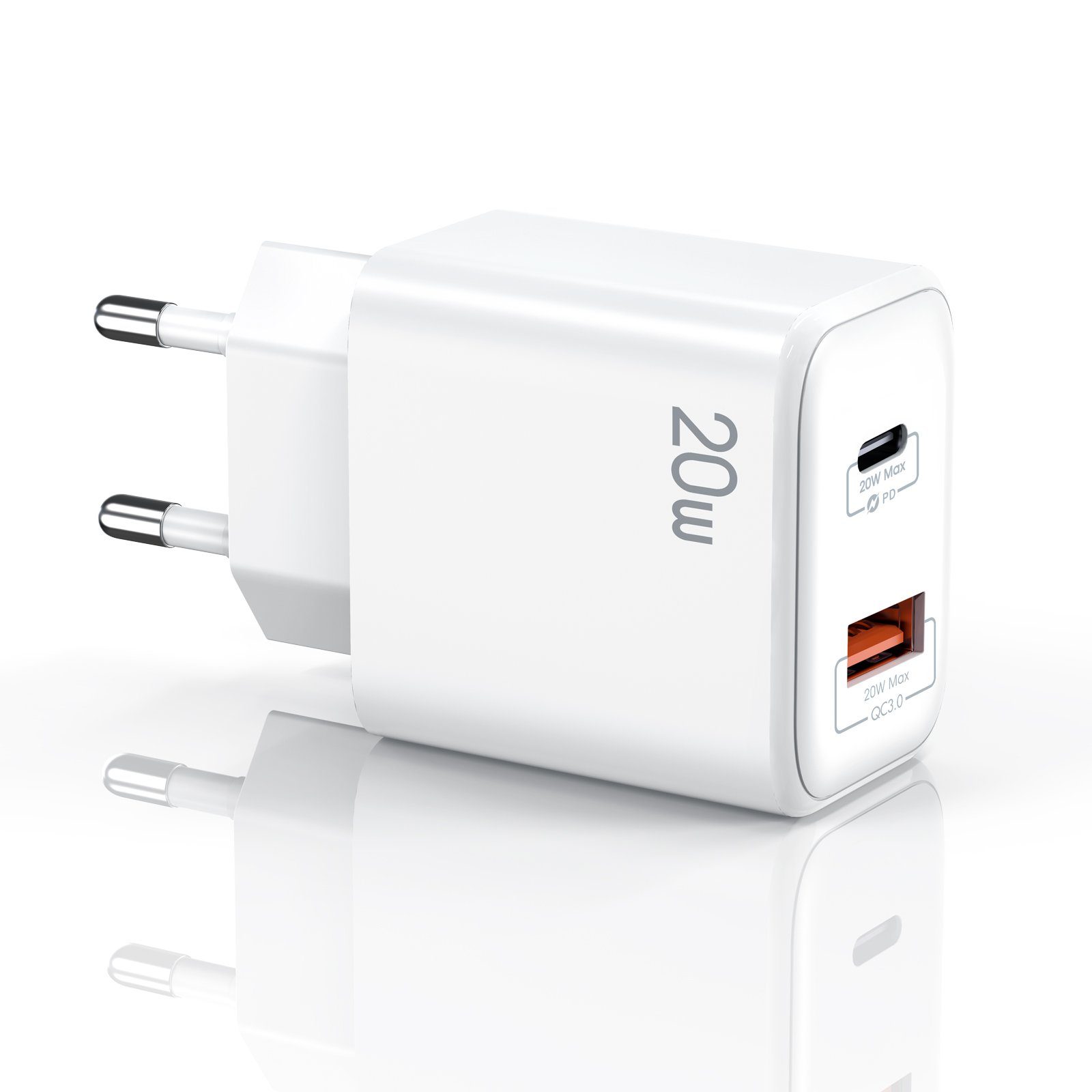 neue dawn 20W USB C Ladegerät für iPhone 12 Pro Netzteil Schnellladegerät  USB-Ladegerät (1, 1, Schnellladegerät)