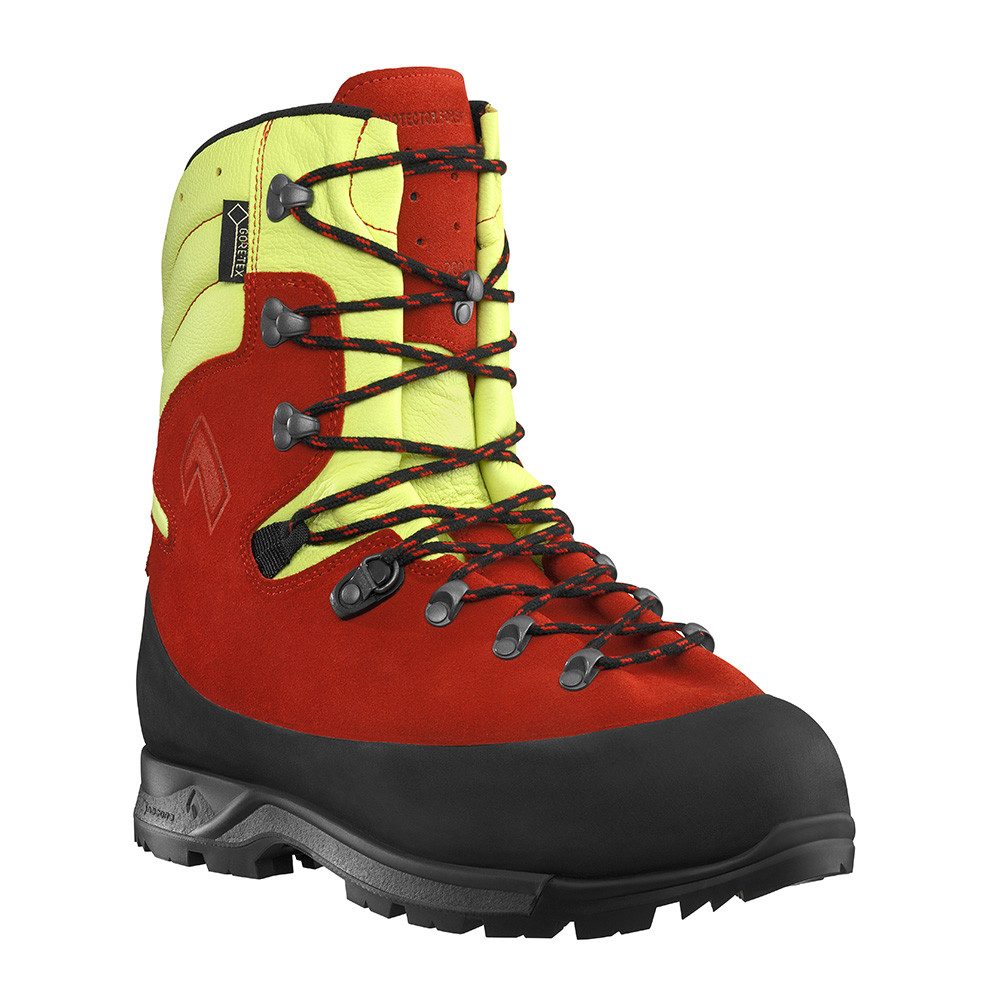 HAIX Schuhe Produktions und Vertriebs GmbH PROTECTOR FOREST 2.1 GTX red/yellow UK 10.5 / EU 45 Arbeitsschuh (Paar, 1 Paar, UK 10.5 / EU 45)