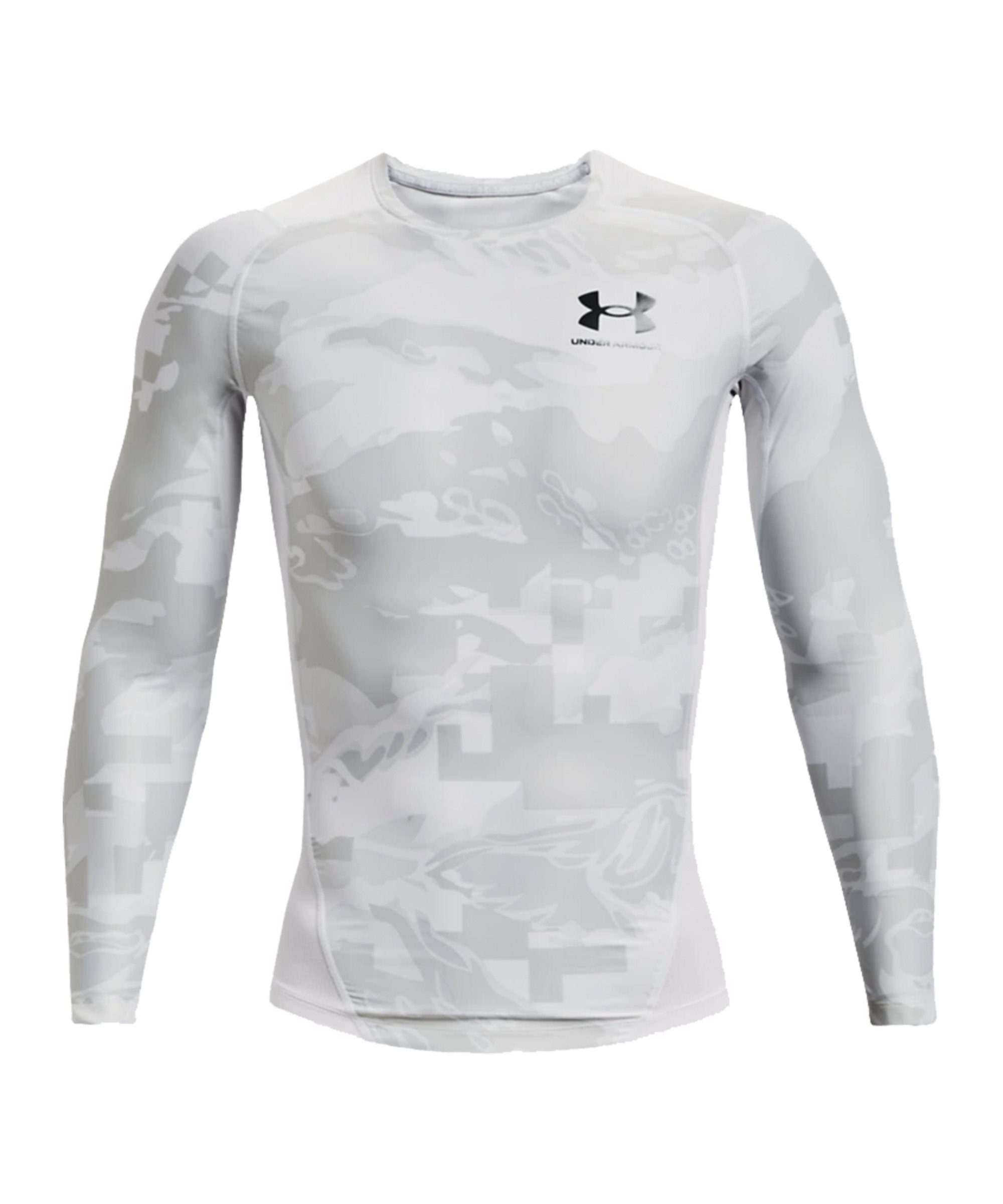 Armour® Under default Langarmshirt Funktionsshirt Compression weiss