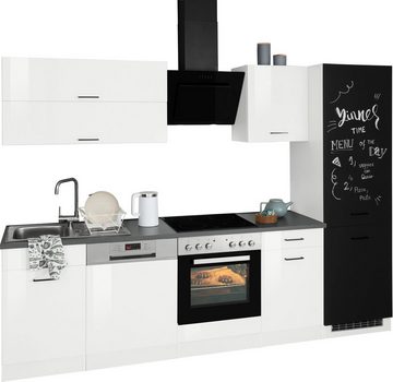 HELD MÖBEL Küchenzeile Trier, mit E-Geräten, Breite 280 cm