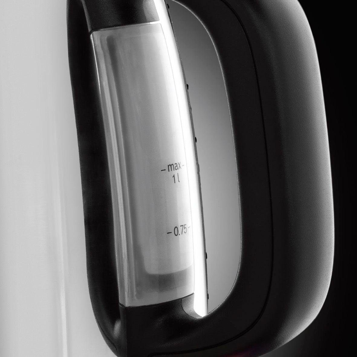 RUSSELL HOBBS Wasserkocher Victory 24990-70, 1 l, 2200 W, klein, 2200W, Kalkfilter, Reisewasserkocher