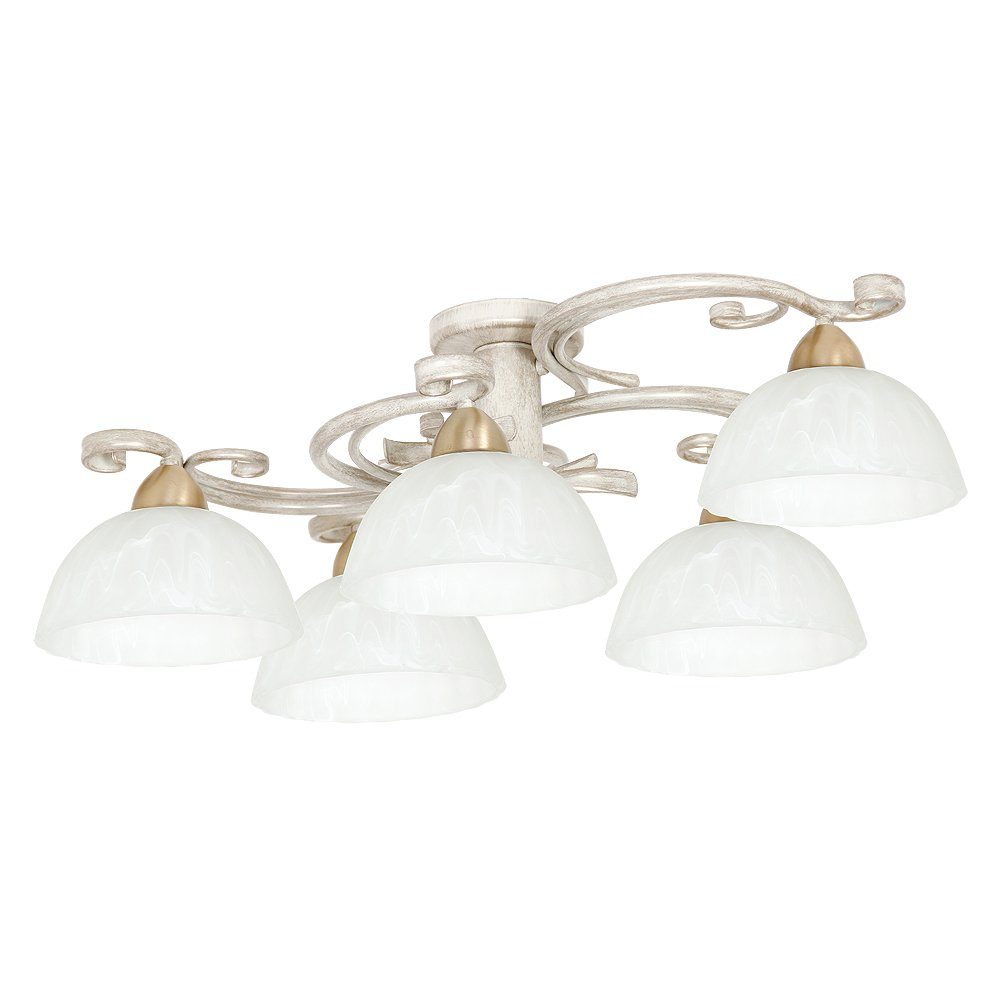 Licht-Erlebnisse Deckenleuchte AURORA, ohne Leuchtmittel, Deckenleuchte Ø78cm 5-flmg