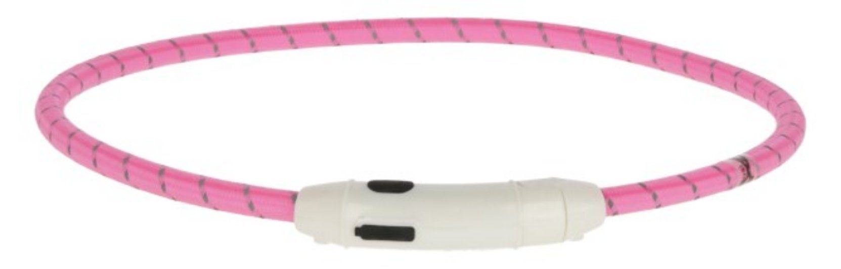 Kerbl Leuchthalsband LED-Halsband Maxi Safe 65 cm pink 80036