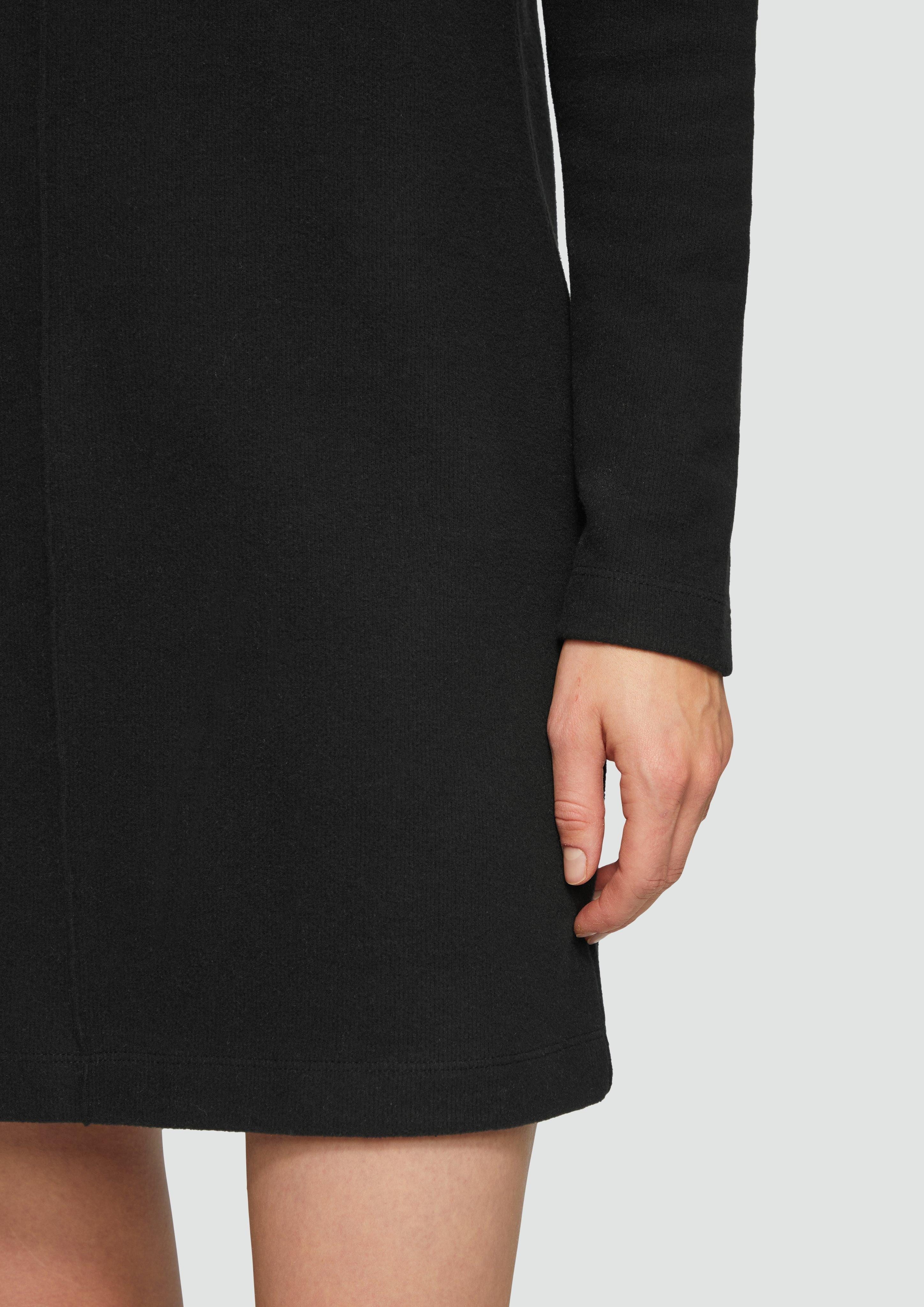 s.Oliver Minikleid Weiches Sweat-Kleid mit Ziernaht günstig online kaufen