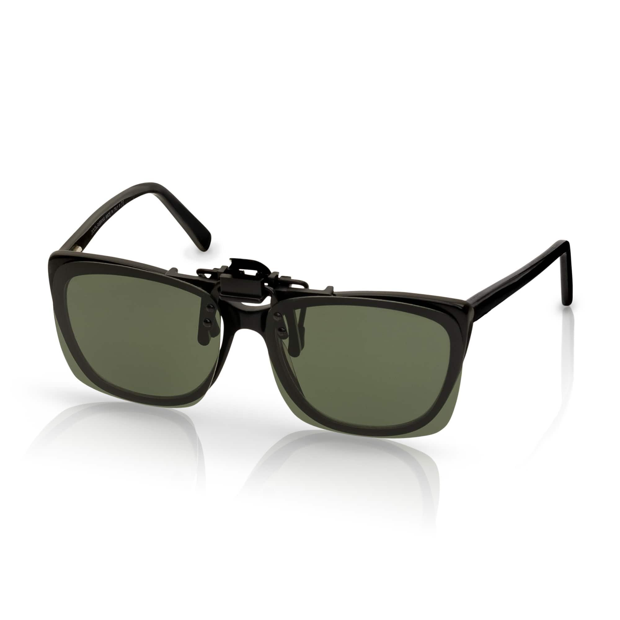 BEZLIT Eyewear Pilotenbrille Brillen (1-St) polarisierten mit On Grau Aufsatz Clip Linsen Polarisiert