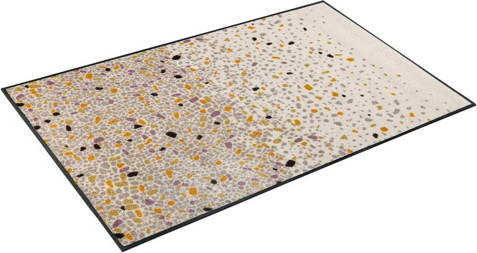 Teppich Sasso, wash+dry by Kleen-Tex, rechteckig, Höhe: 7 mm, In- und  Outdoor geeignet, waschbar, Wohnzimmer