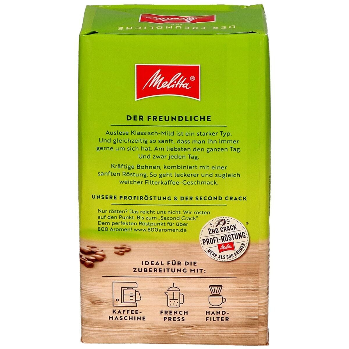Melitta Kaffee Auslese Klassisch-Mild, 500 g, gemahlen