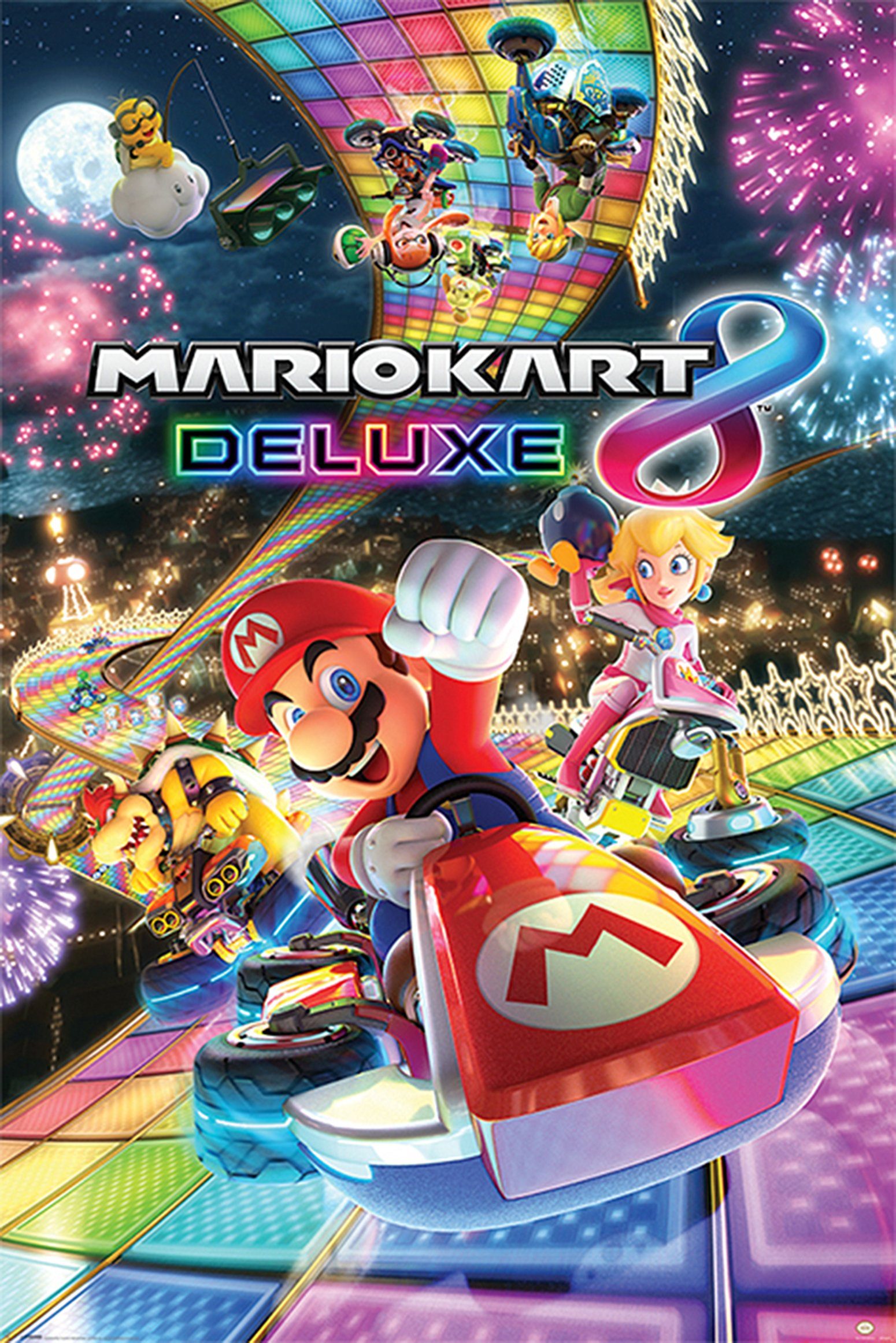 PYRAMID Poster Super Mario Poster Mario Kart 8 (Deluxe) 61 x 91,5 cm