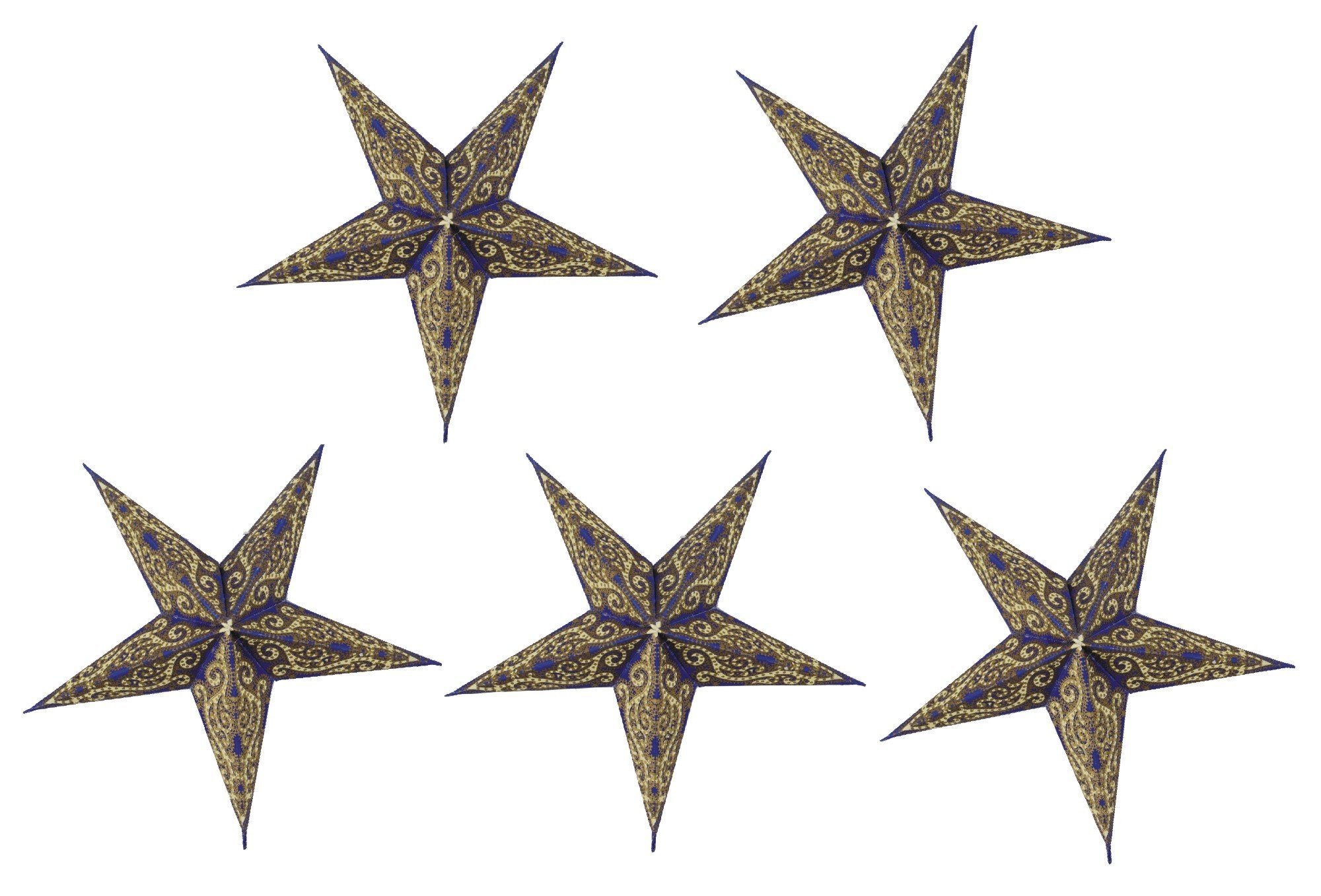 Guru-Shop Papiersterne 5 Stk. Papier Ministern für Lichterkette, 20..
