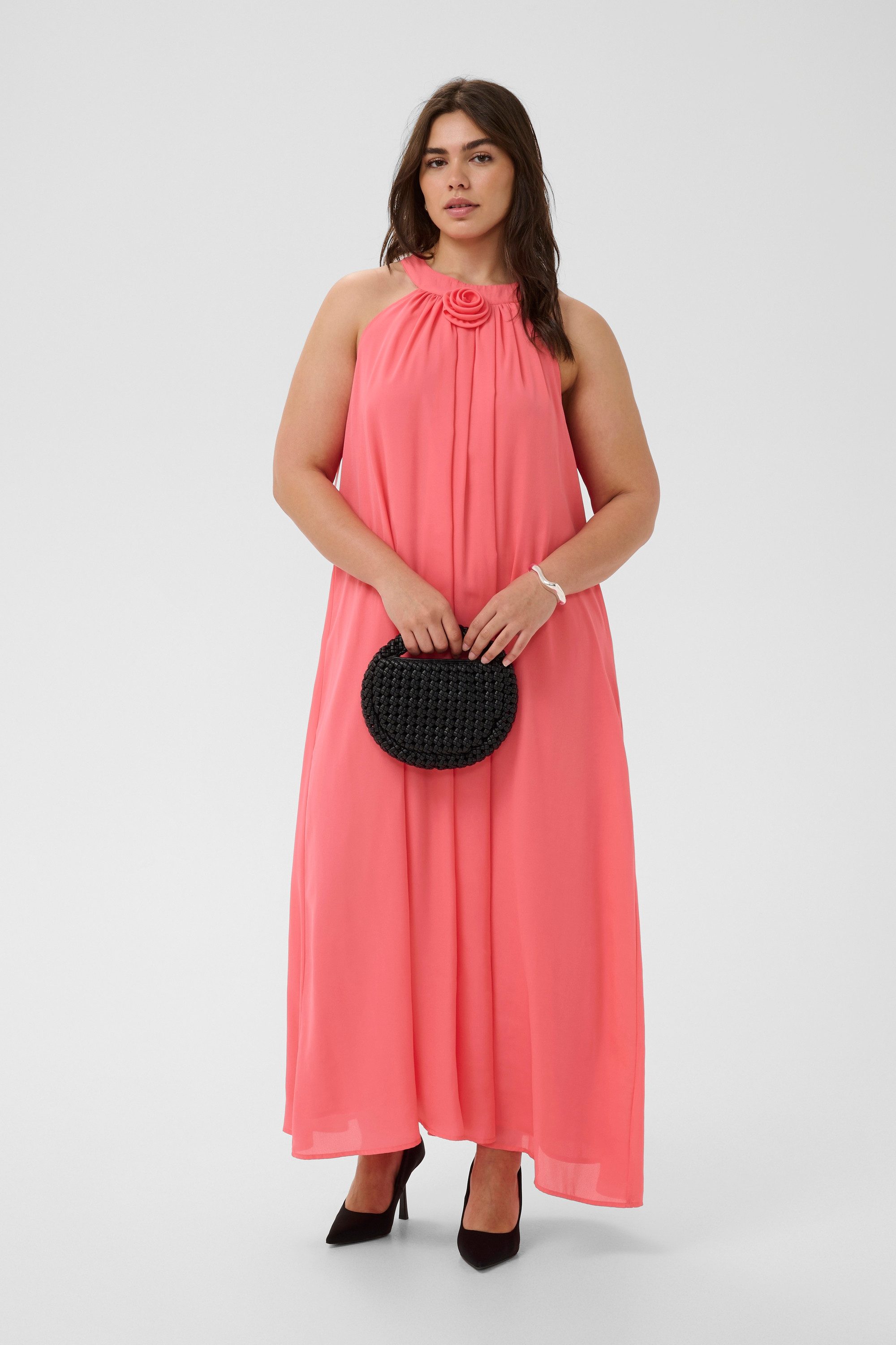 KAFFE Curve Blusenkleid Kleid KClory Große Größen