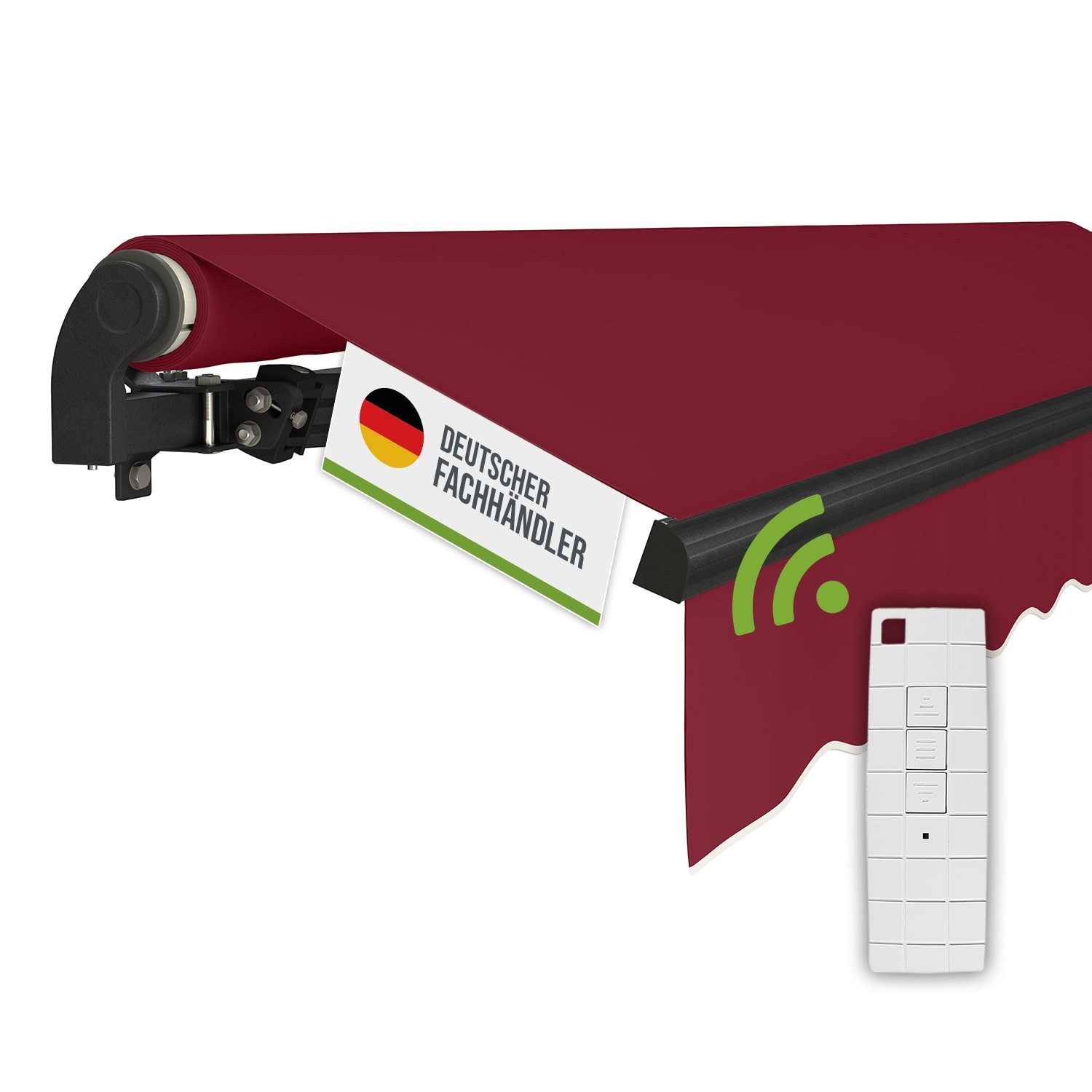 empasa Gelenkarmmarkise "START PLUS" elektronische Markise für Balkon & Terrasse, mit Fernbedienung