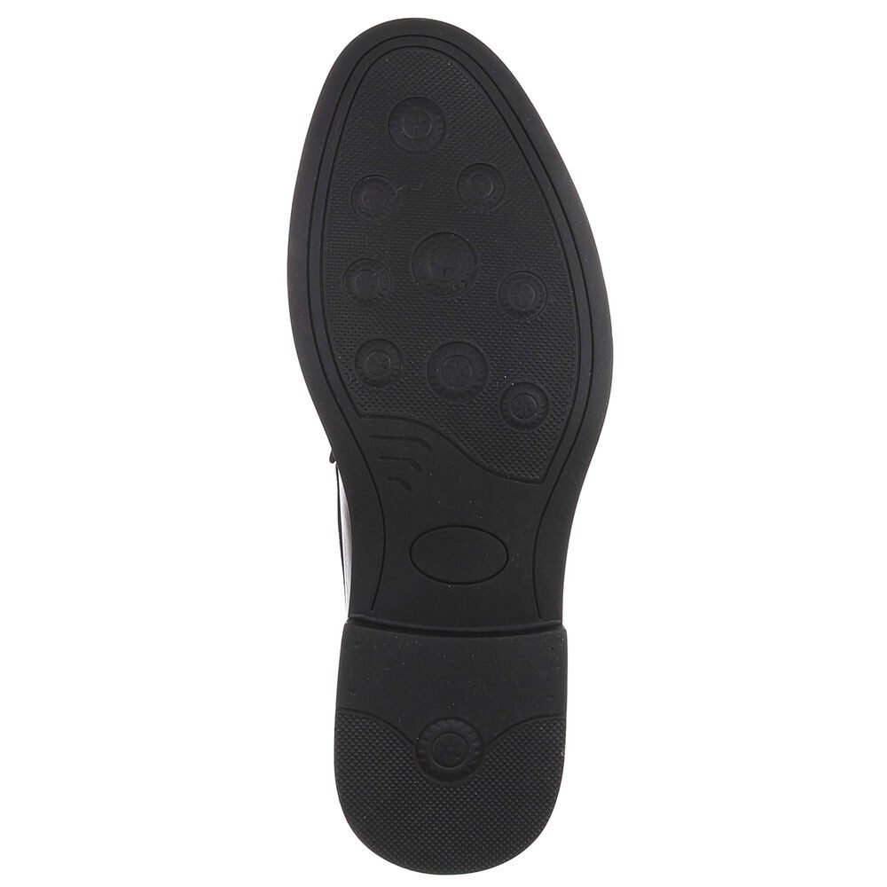 Coolwalk Herren Slip-On Schuh mit Riemen, casual elegant Slipper (91917831) Blockabsatz Slipper in Schwarz
