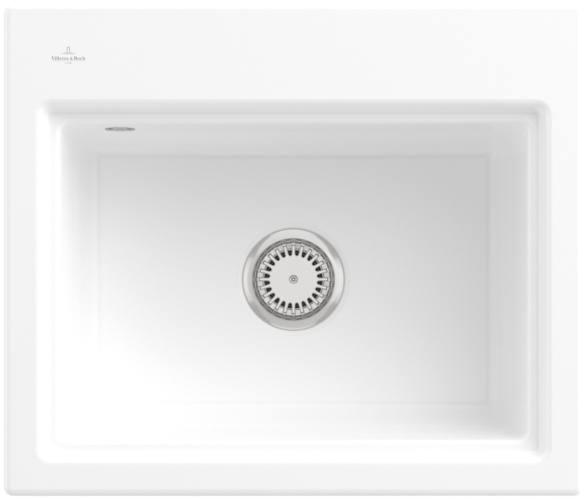 Villeroy & Boch Einbauspüle Keramikspüle 336601KG, Subway Style 60 S