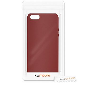 kwmobile Handyhülle Hülle für Apple iPhone SE (1.Gen 2016) / 5 / 5S, Hülle Silikon - Soft Handyhülle - Handy Case Cover