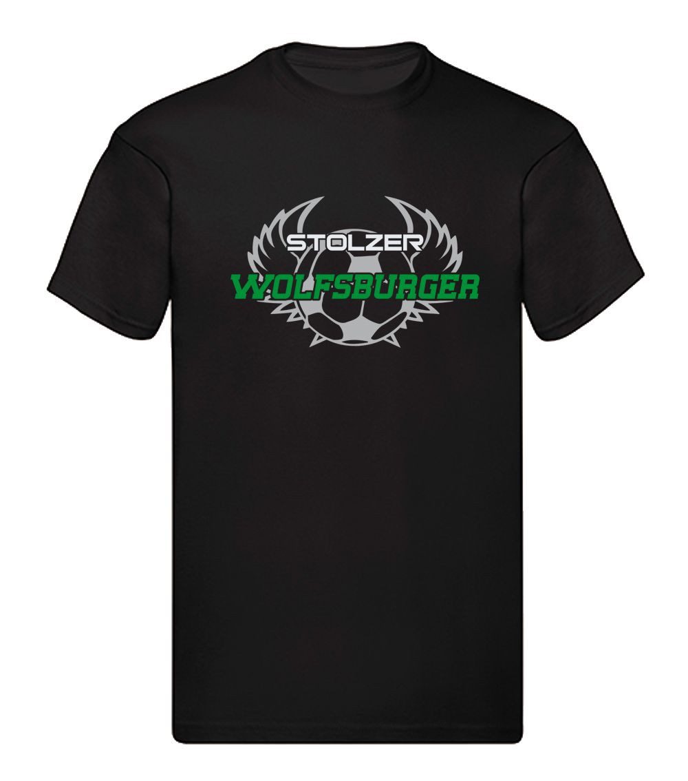 G-graphics T-Shirt Stolzer Wolfsburger (1-tlg) Herren T-Shirt mit einem Motiv für den echten Fan