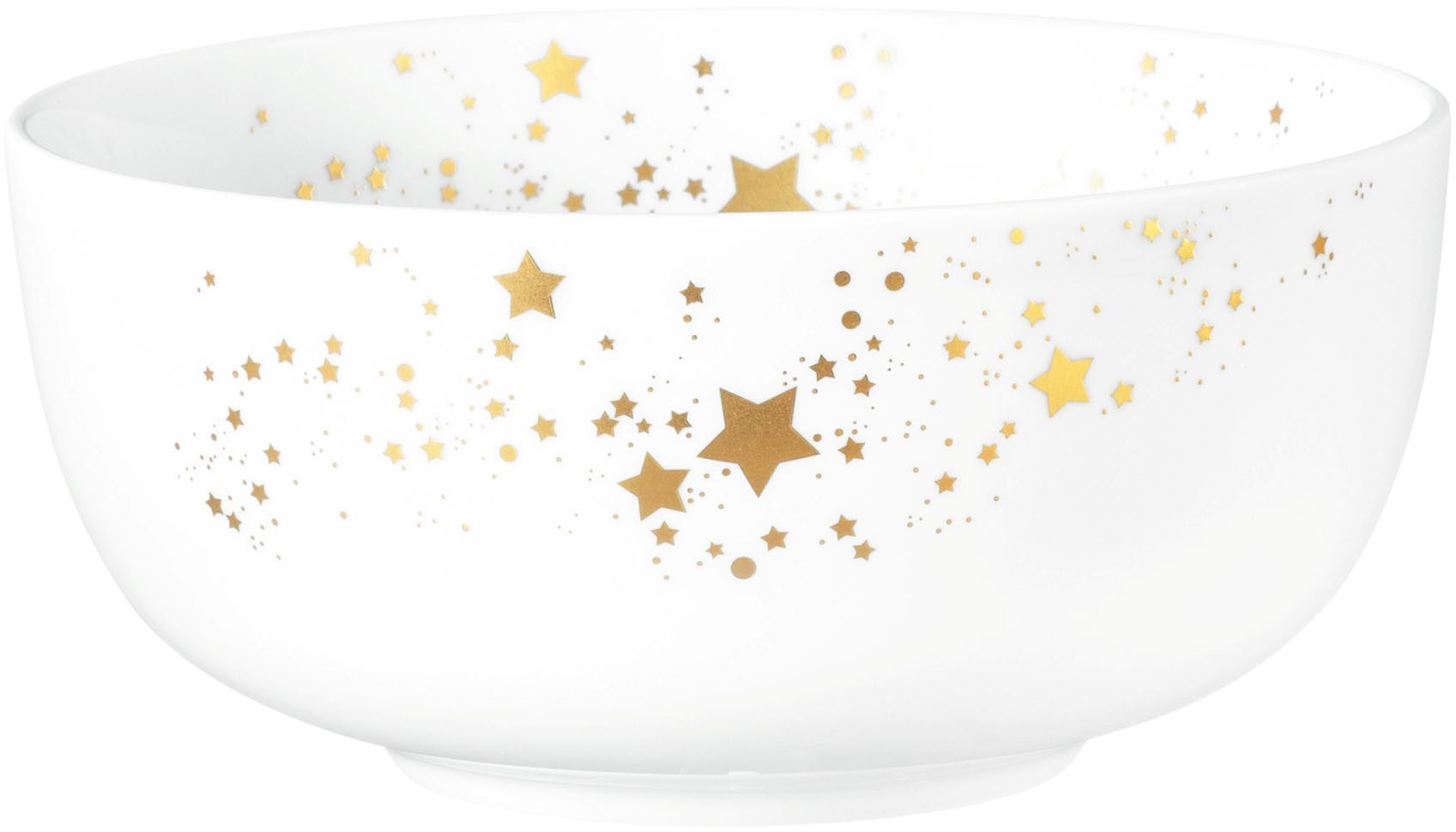 Seltmann Weiden Müslischale Liberty - Golden Stars, Porzellan, (1-tlg), Schale 15 cm