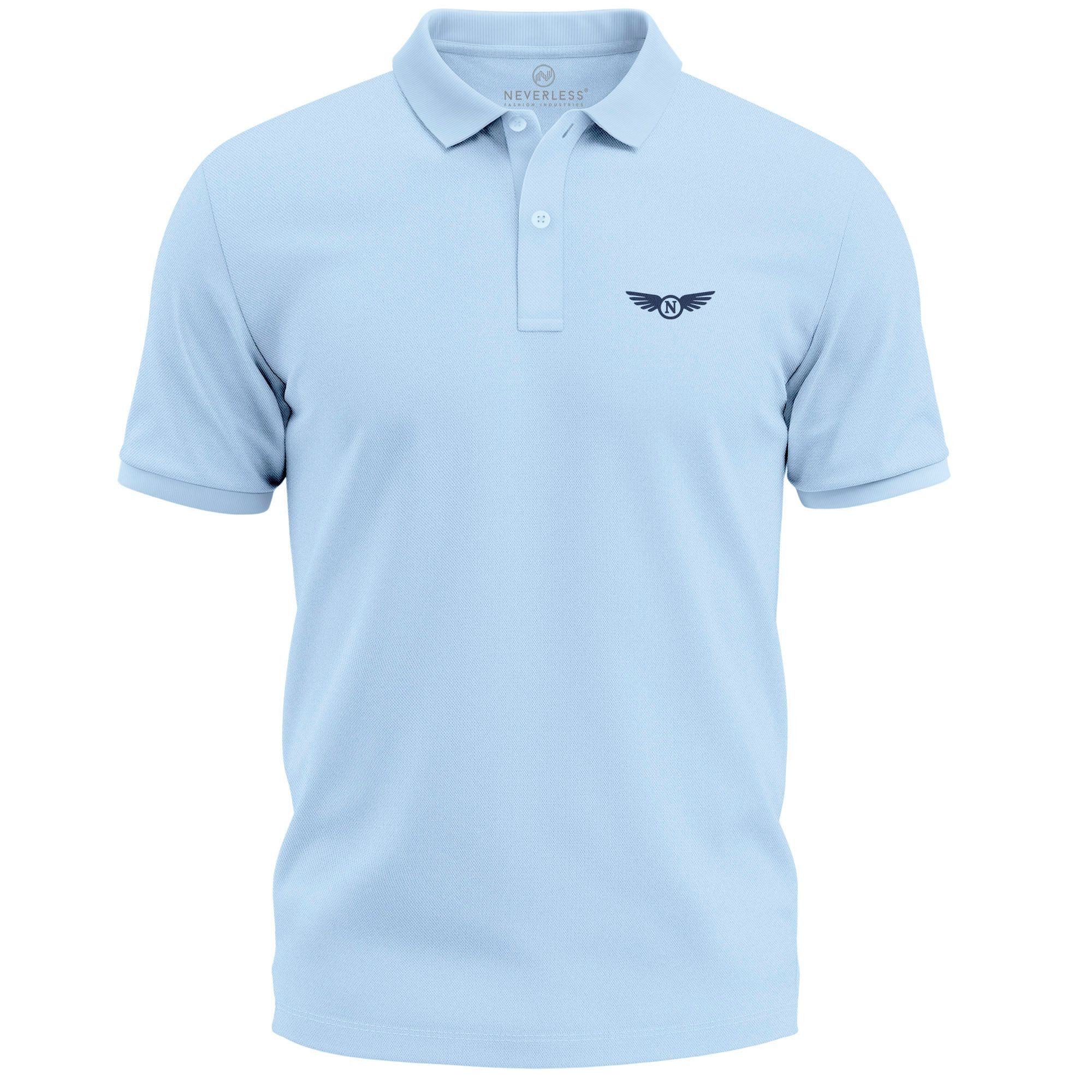 Neverless Poloshirt Poloshirt Herren mit Surfbrett günstig online kaufen