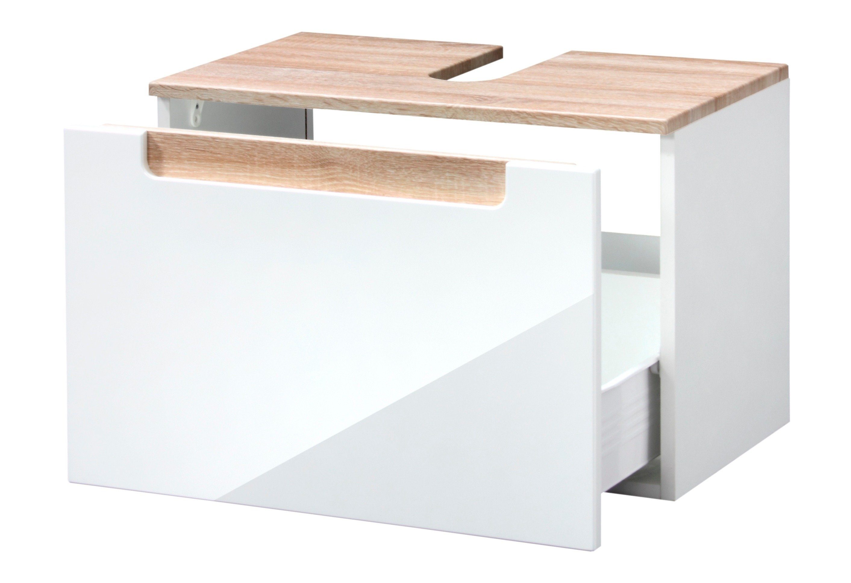 welltime Waschbeckenunterschrank Siena Badmöbel, Breite 60 cm